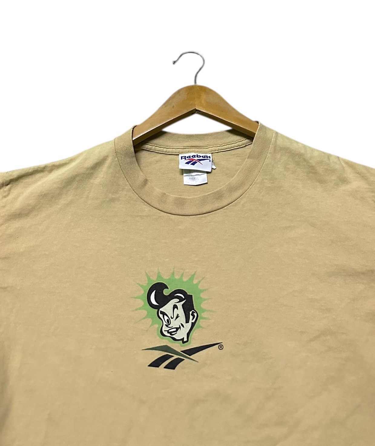 Reebok Vintage 90s Reebok Biking backhit tshirt Size US L / EU 52-54 / 3 - 5 Thumbnail