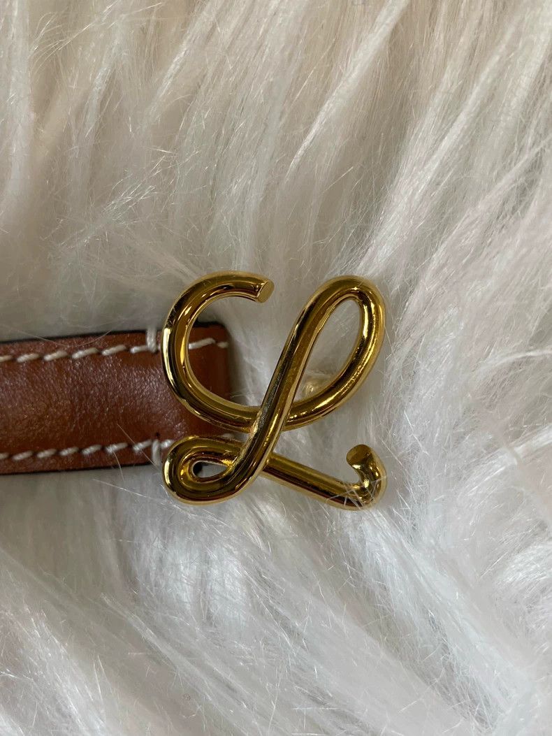 Loewe LOEWE size 80 Smooth Leather Belt for Women, Cowhide Size ONE SIZE - 2 Thumbnail
