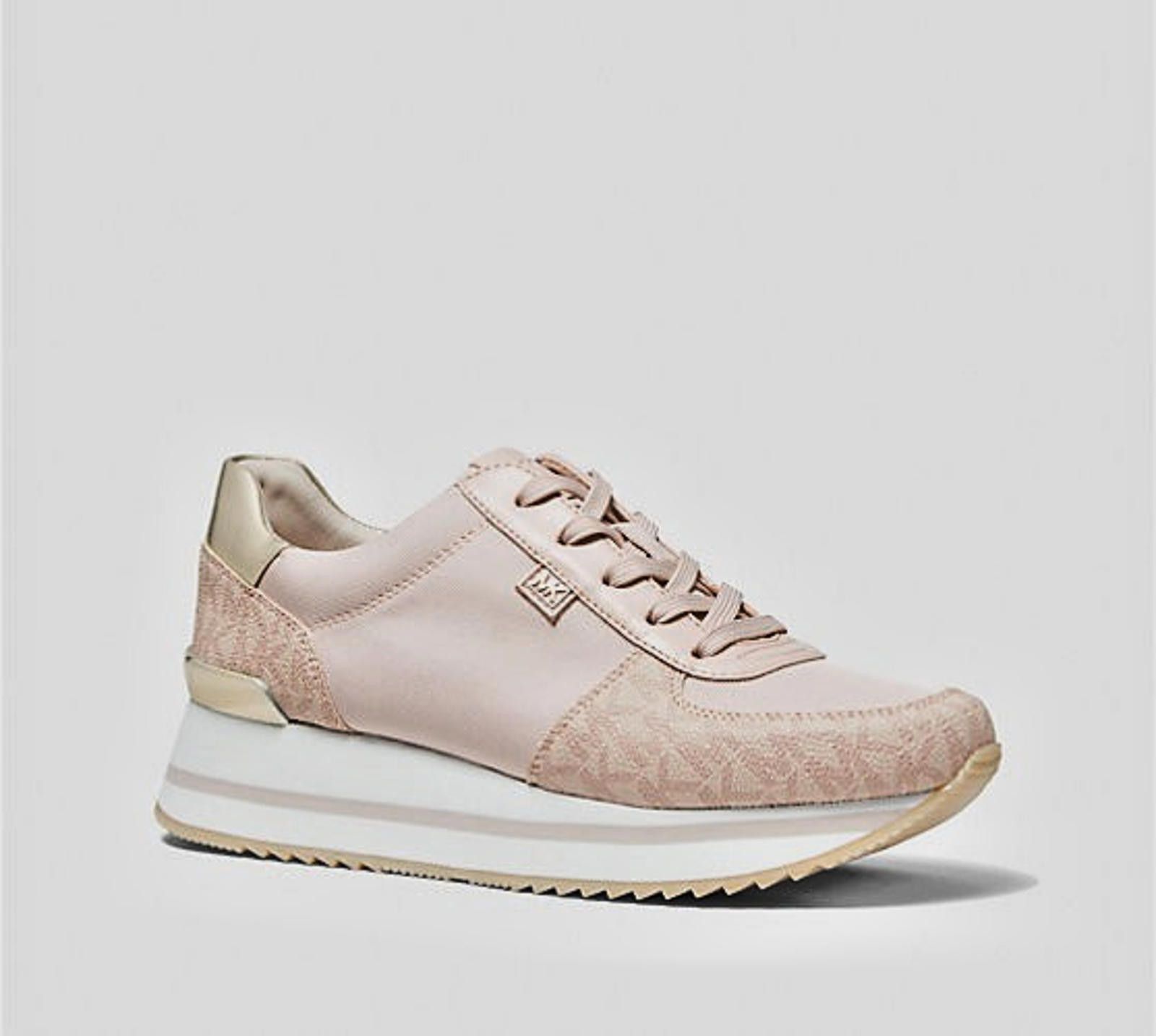 Michael Kors Michael Kors Monique Trainer Ballet Metallic Textile Lace-Up Size US 11 / IT 41 - 1 Thumbnail