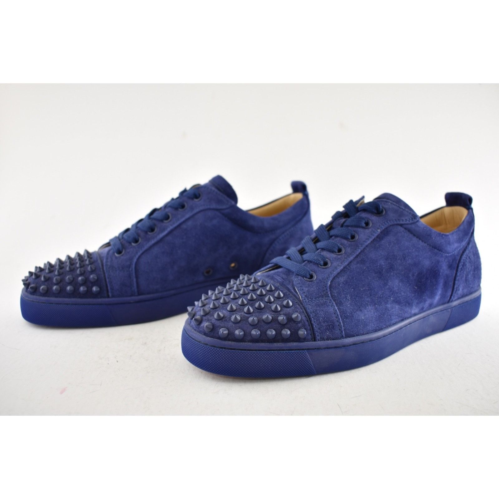 Christian Louboutin Christian Louboutin Louis Junior Spikes Flat China Blue Low Size US 10.5 / EU 43-44 - 9 Thumbnail