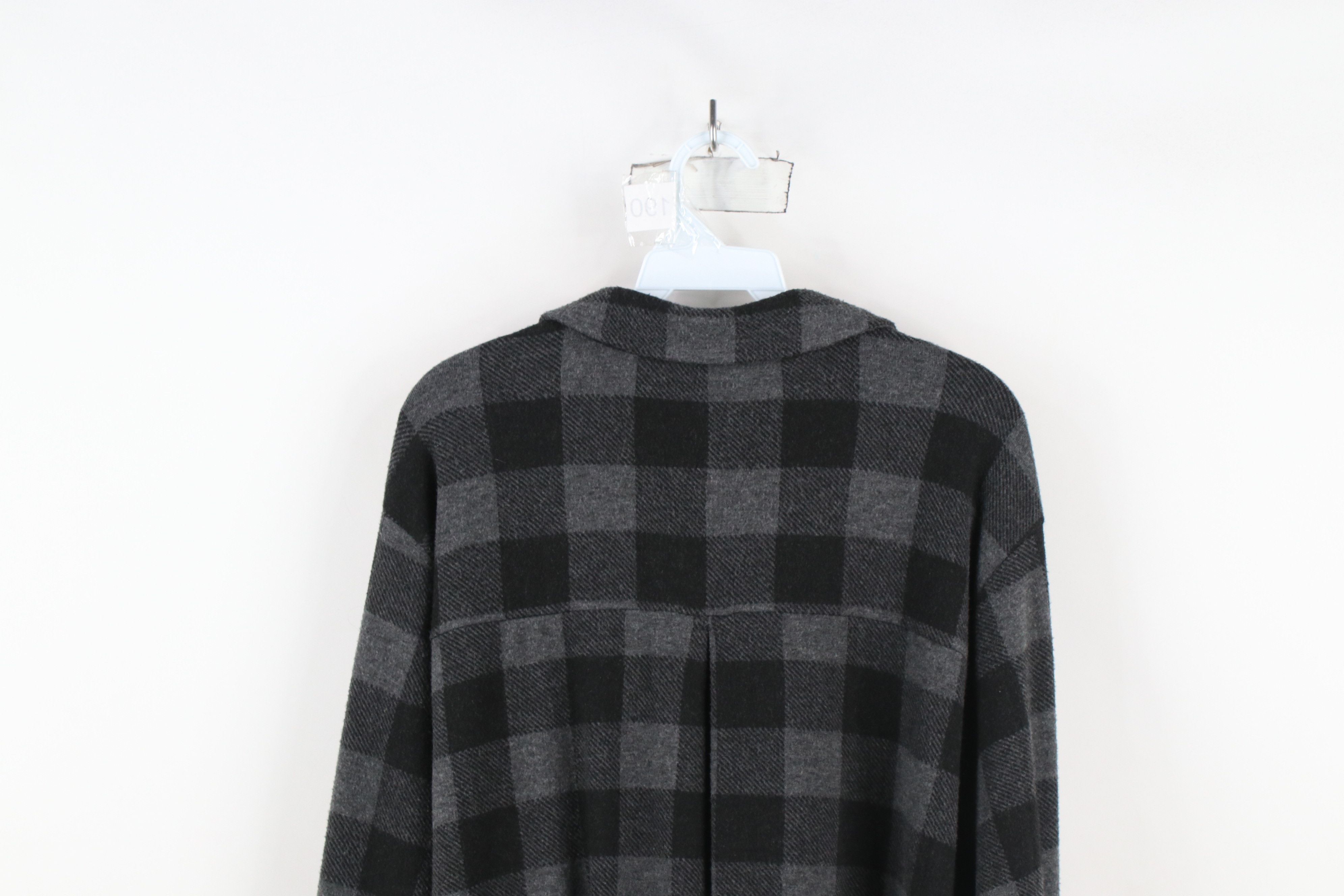 Vintage Soft Surroundings Collared Fleece Henley Tunic Sweater Plaid Size 3XL / US 20-22 - 11 Thumbnail