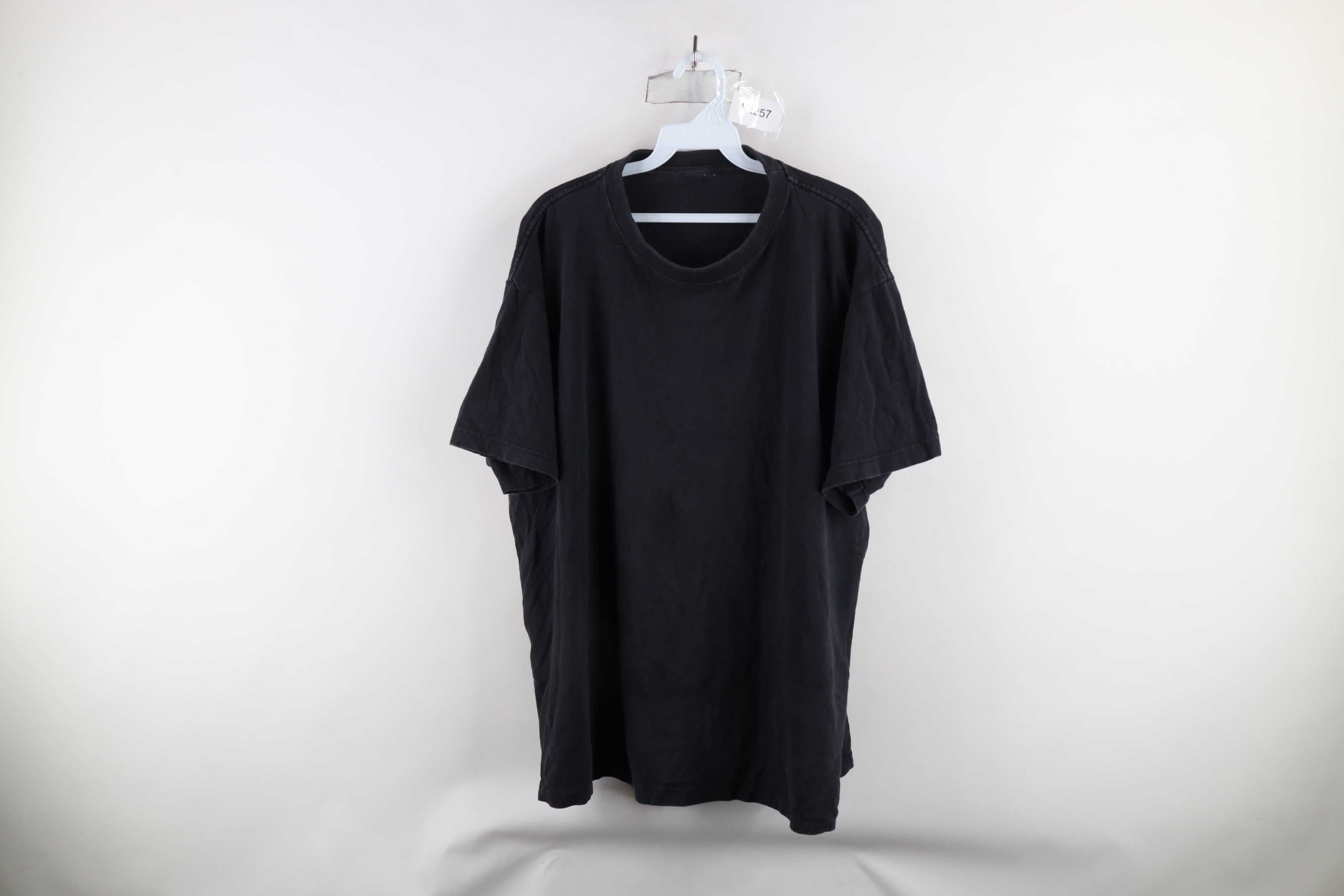 Vintage Vintage 90s Streetwear Short Sleeve T-Shirt Black Cotton Size US XXL / EU 58 / 5 - 1 Thumbnail