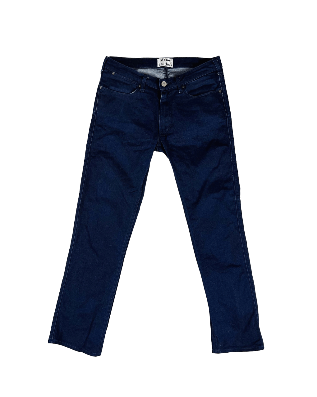 image of Acne Studios Denim Jeans 31X34 in Navy, Men's