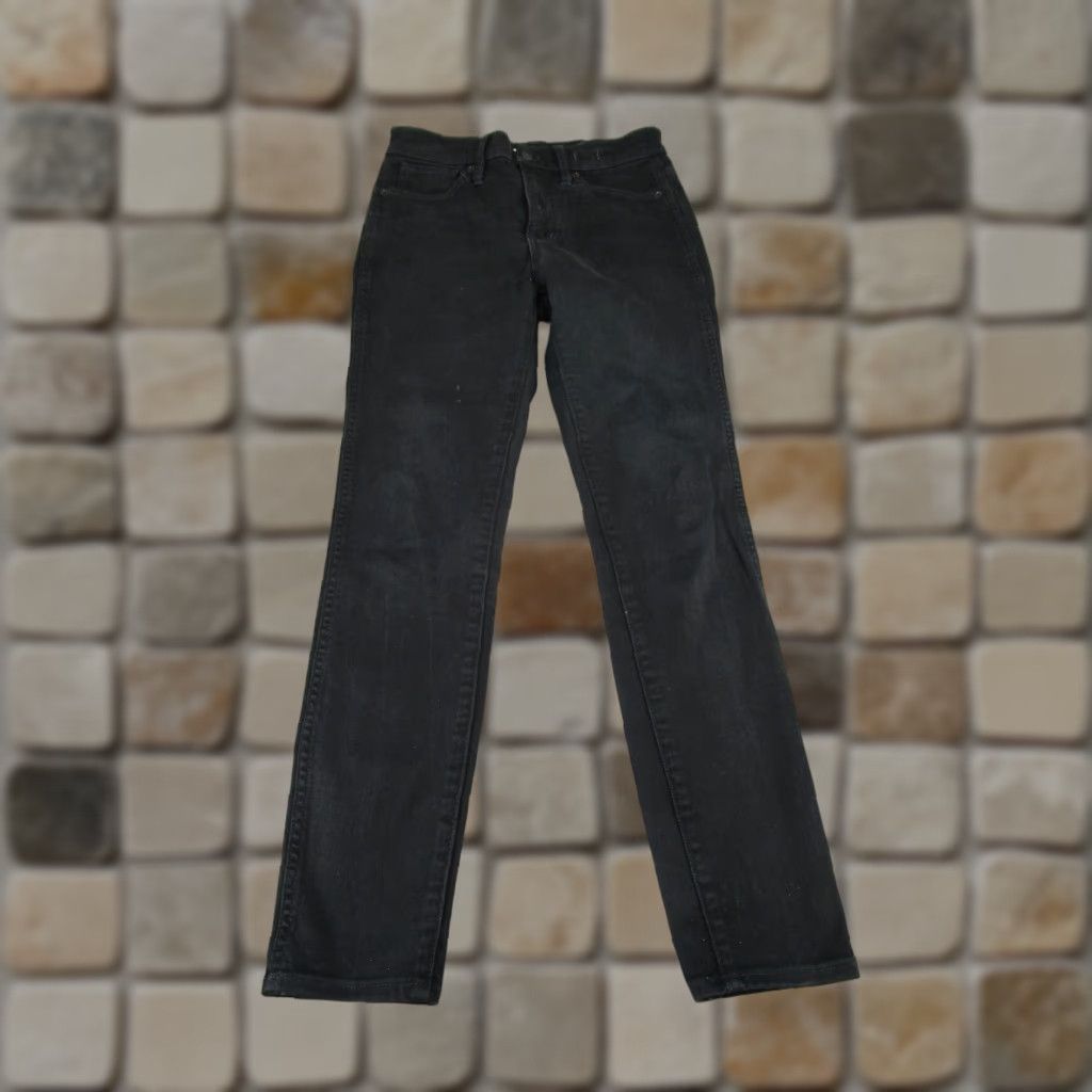 Madewell MADewell High Rise Skinny Jeans Women 27 Black Denim Charcoal Wash Size 27" / US 4 / IT 40 - 1 Thumbnail