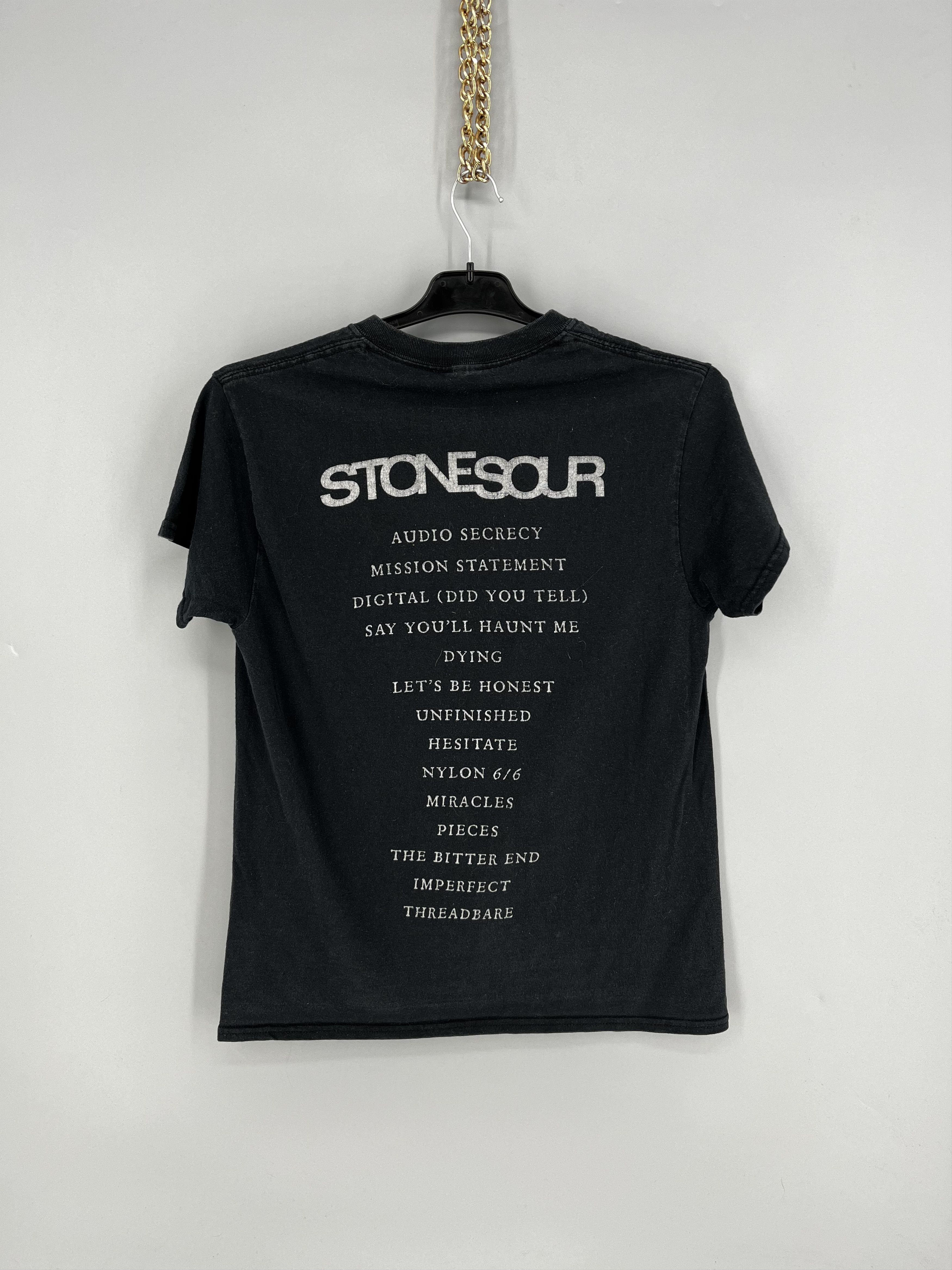 Band Tees × Vintage Vintage Y2K Stone Sour Band Tee Big Logo Streetwear Size S Size US S / EU 44-46 / 1 - 8 Thumbnail