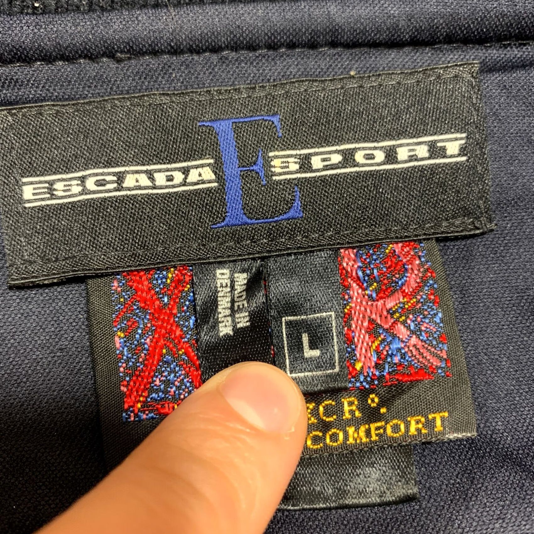 Escada Vintage Escada Sport Gore Xcr Zip Sweatshirt Pullover Mens L Blue 90s 1/4 Zip Sweatshirt Mens Size US L / EU 52-54 / 3 - 7 Thumbnail