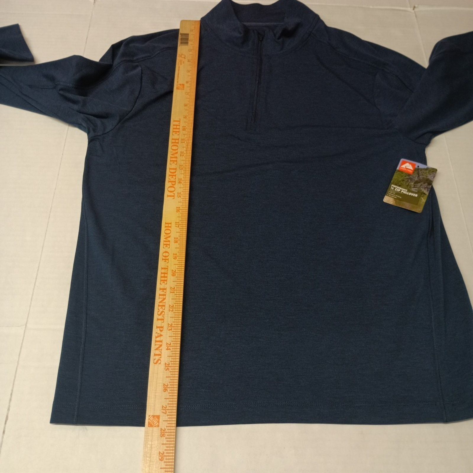 Other Ozark Trail Men's 1/4 Zip Pullover L (42/44) Blue Wool Blend Size US L / EU 52-54 / 3 - 7 Thumbnail