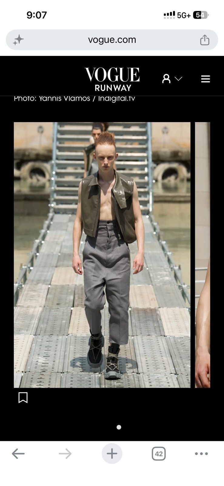 Rick Owens Rick Owens SS18 Dirt Woven Cropped Trousers Size US 32 / EU 48 - 23 Thumbnail