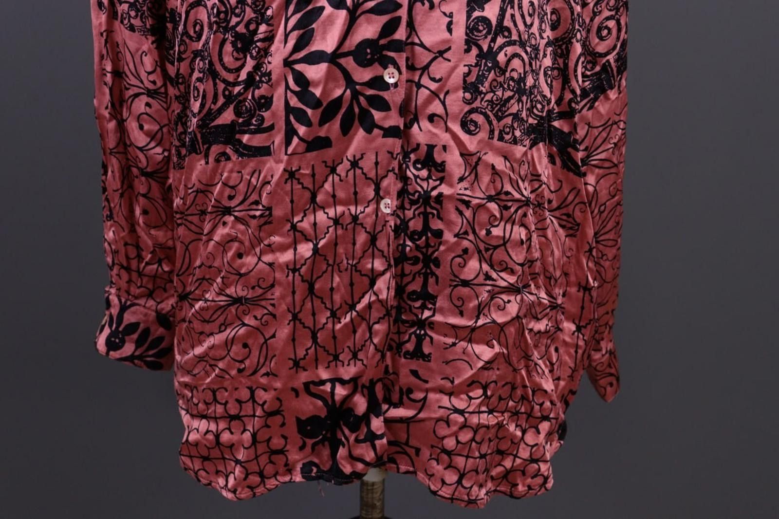 Christian Dior Monsieur Mondi Pink Viscose Long Sleeve Tunic Shirt Size 40 Size M / US 6-8 / IT 42-44 - 4 Thumbnail
