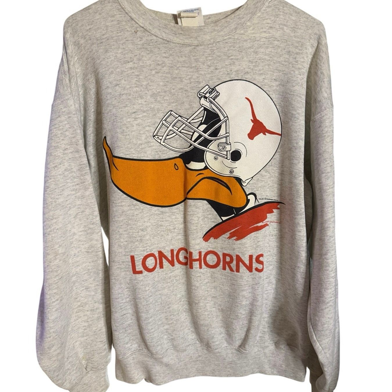 Puma Vintage Texas Longhorns Looney Crewneck Size US L / EU 52-54 / 3 - 1 Thumbnail