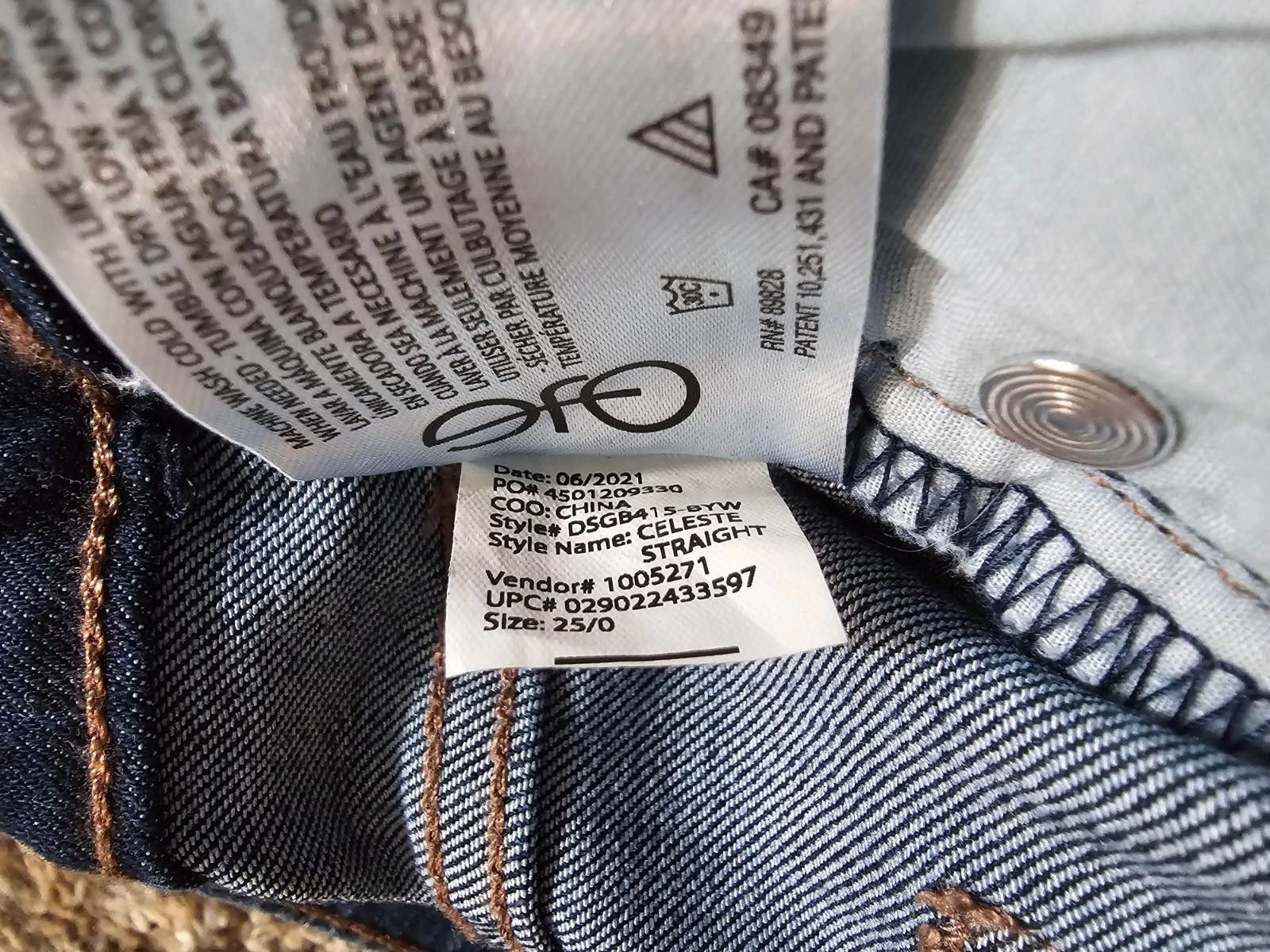 Designer skinnygirl jeans celeste straight 25/0 Size 30" / US 8 / IT 44 - 7 Thumbnail