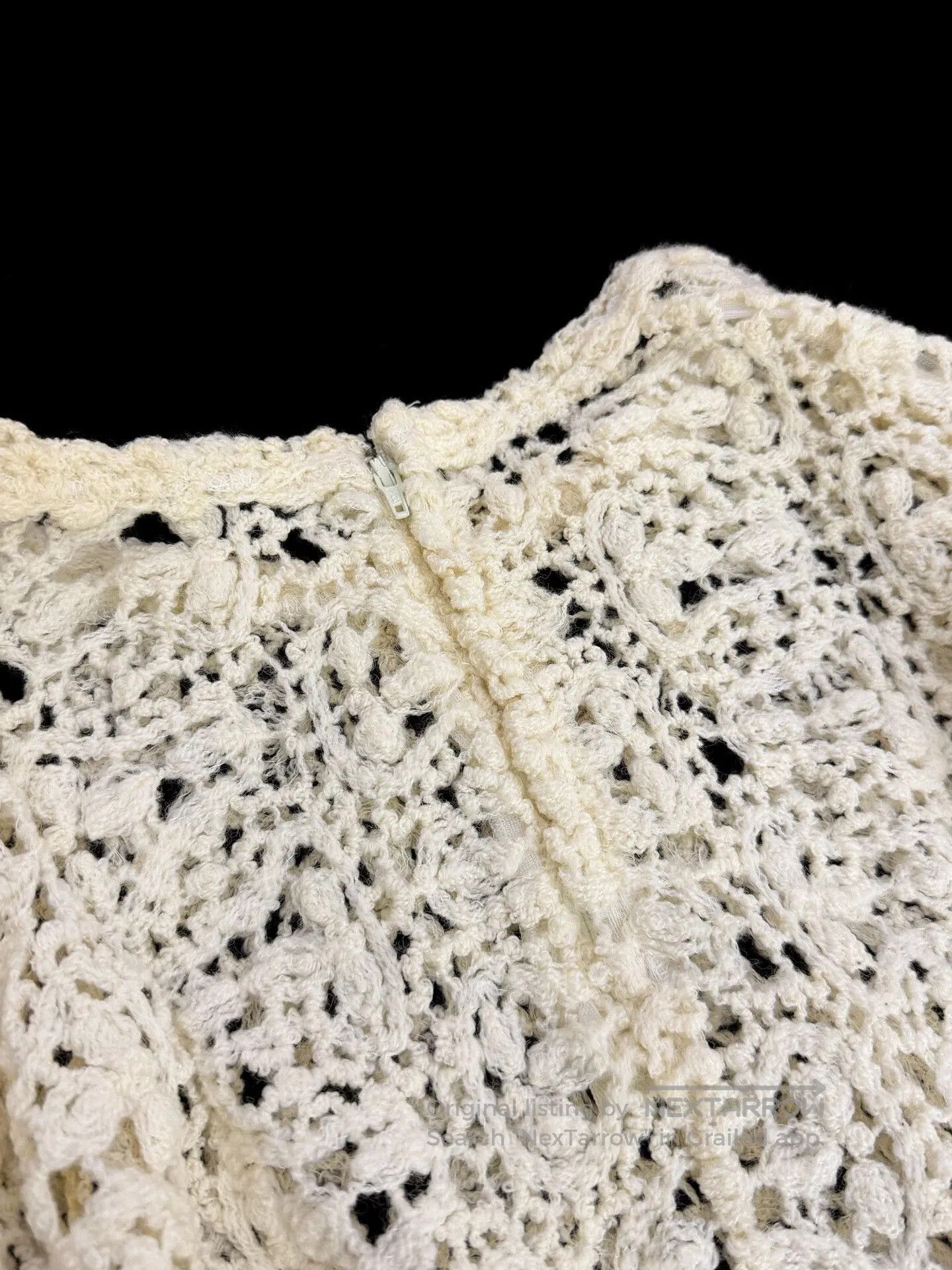Comme des Garcons Comme des Garçons 1988 Wool Crochet Top. Size M / US 6-8 / IT 42-44 - 3 Thumbnail
