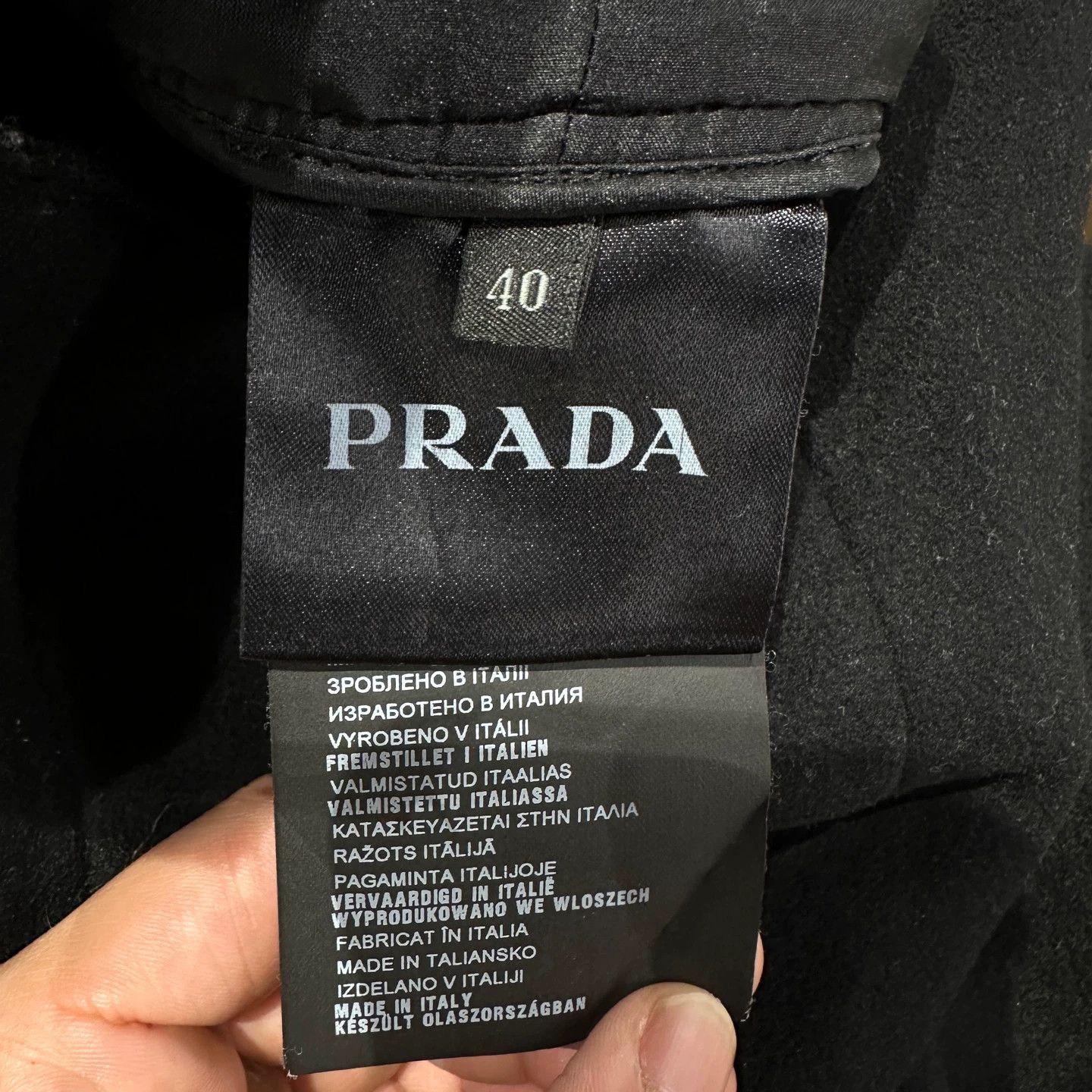 Prada Prada Wool Solid Skirt 40 apr578 Size 27" / US 4 / IT 40 - 4 Thumbnail