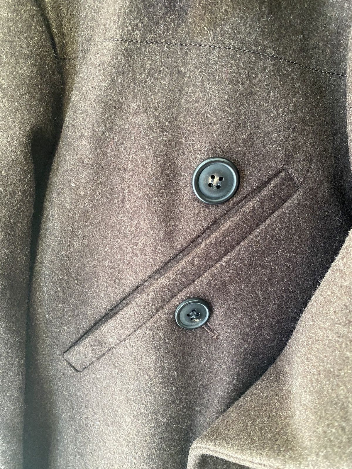 A.P.C. AW2003 Double collar wool heavy coat parka Size US M / EU 48-50 / 2 - 9 Thumbnail