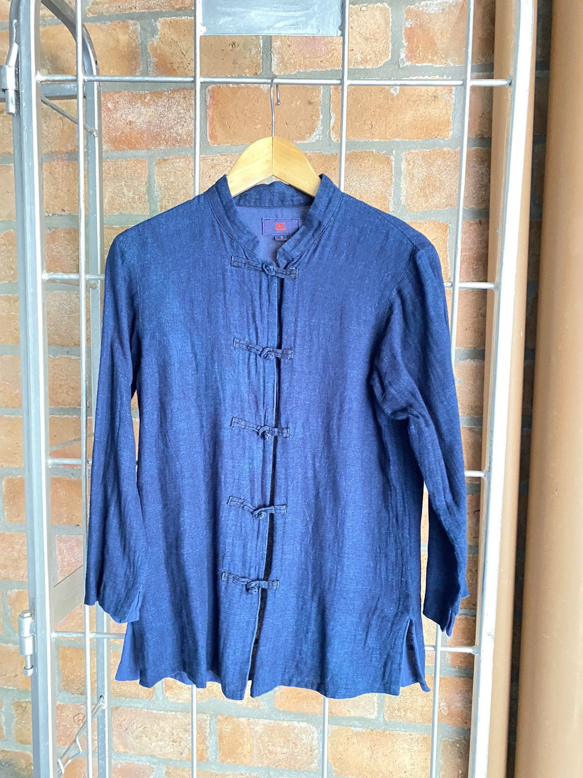 45rpm 45 rpm indigo mandarin shirt Size US S / EU 44-46 / 1 - 1 Thumbnail