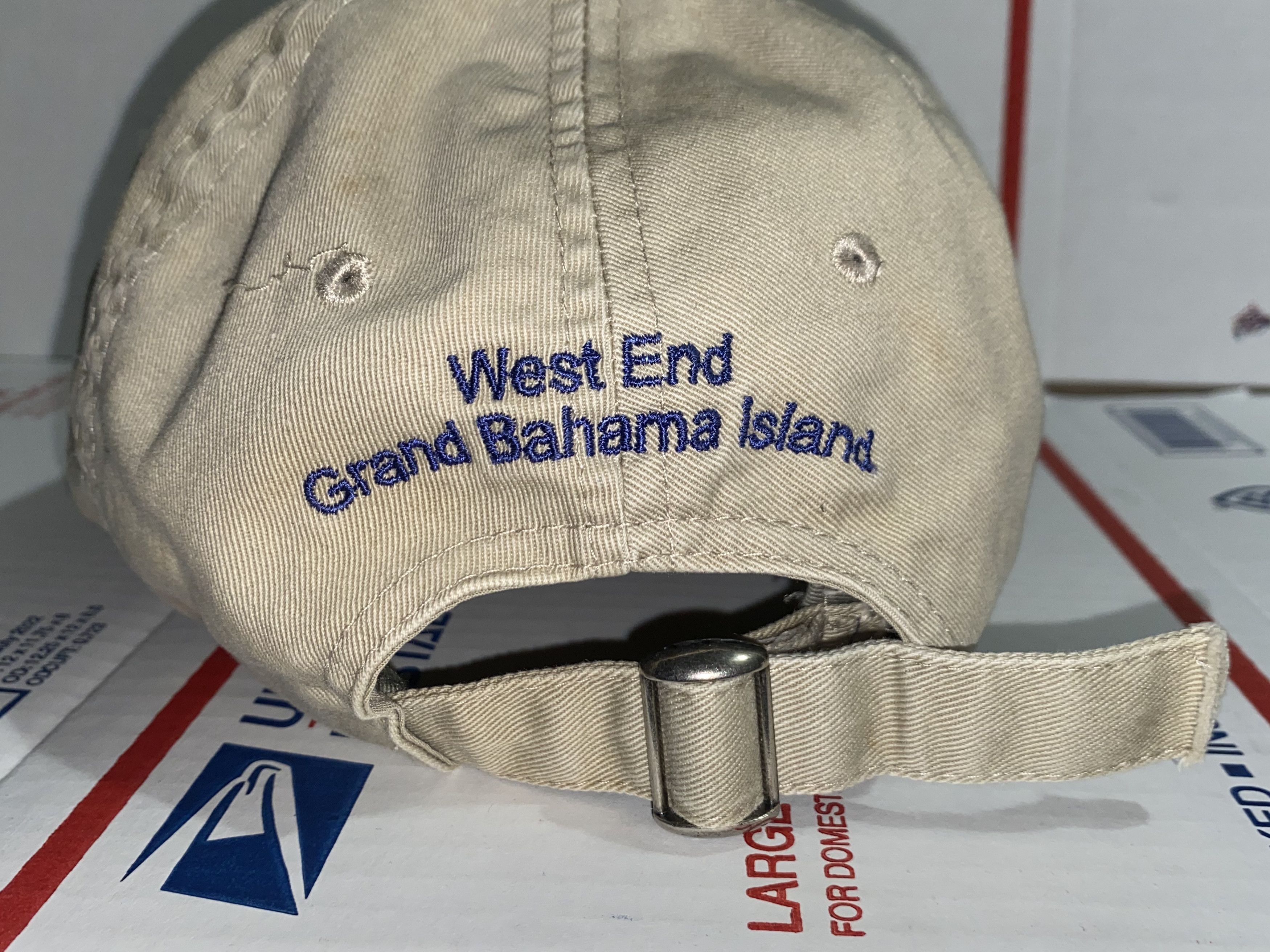 Vintage Old Bahama Bay West End Grand Island baseball Cap dad hat US Size ONE SIZE - 4 Thumbnail