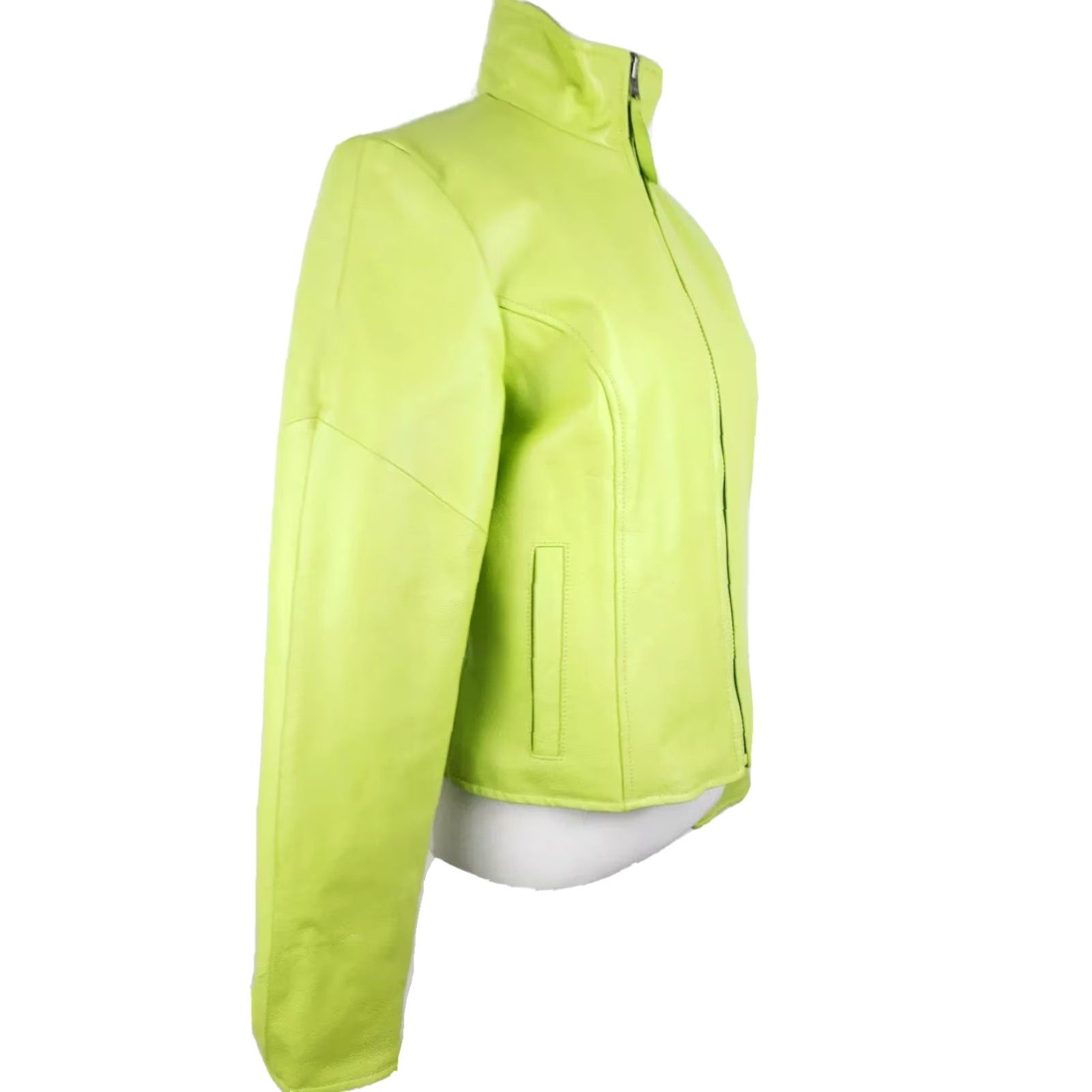 Vintage VINTAGE Wilsons Leather Reversible Leather Jacket Women's Small Green Casual Classic Motorcycle 90s Ladies Size S / US 4 / IT 40 - 3 Thumbnail