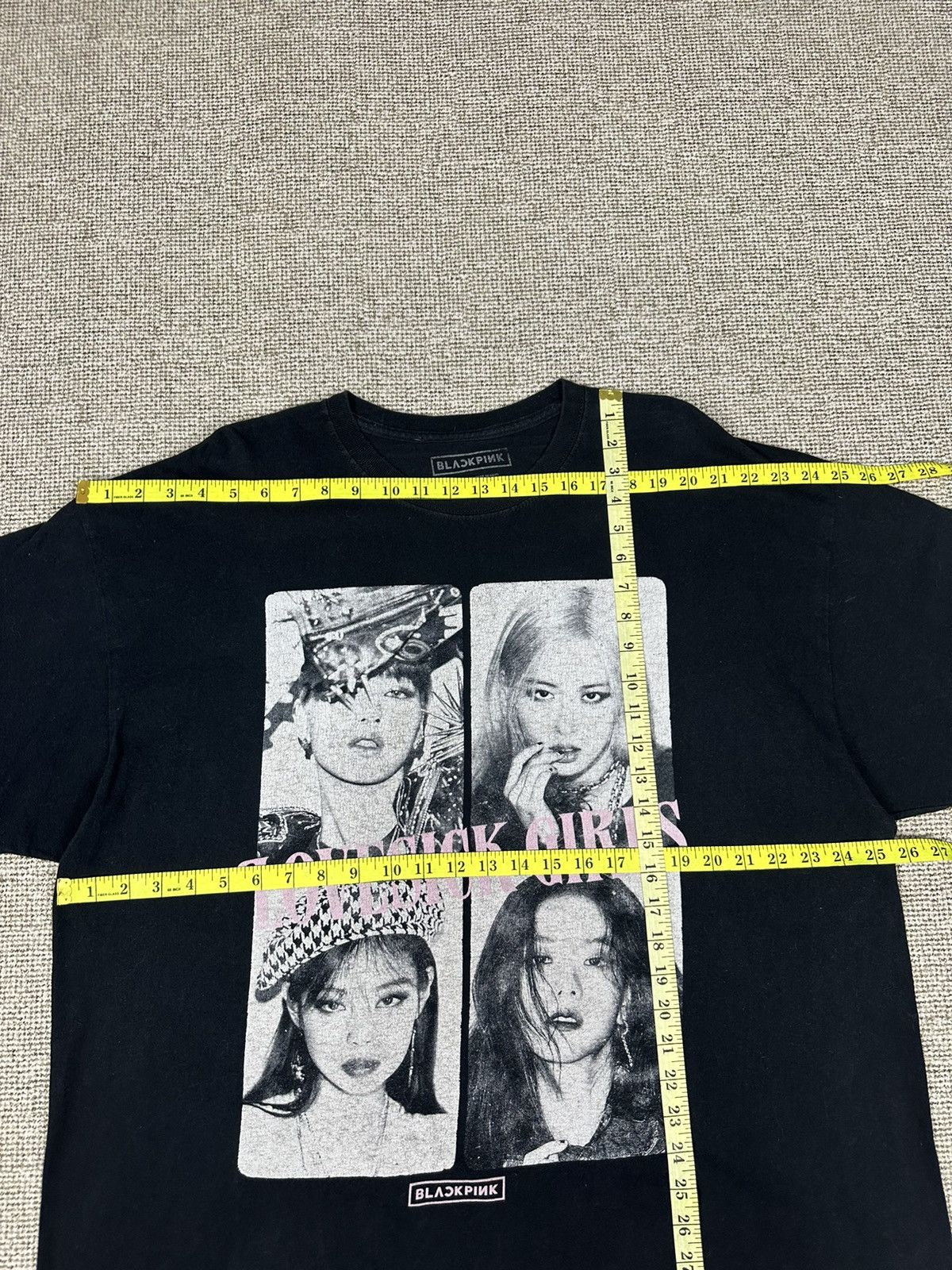 Band Tees Black Pink Promo Tshirt A963 Size US XXL / EU 58 / 5 - 4 Thumbnail