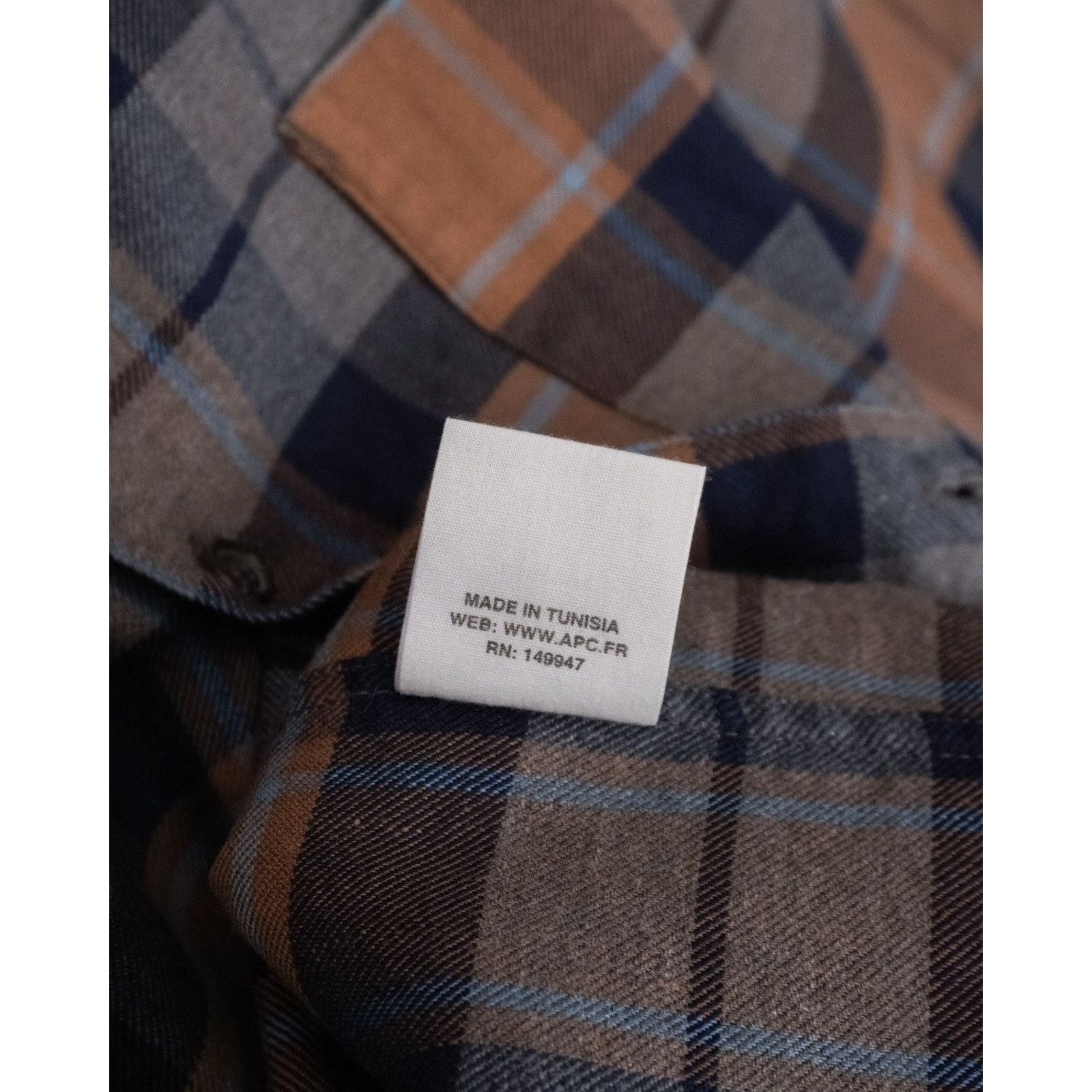 A.P.C. Vintage apc check plaid flannel linen long sleeve shirt Size US M / EU 48-50 / 2 - 9 Thumbnail