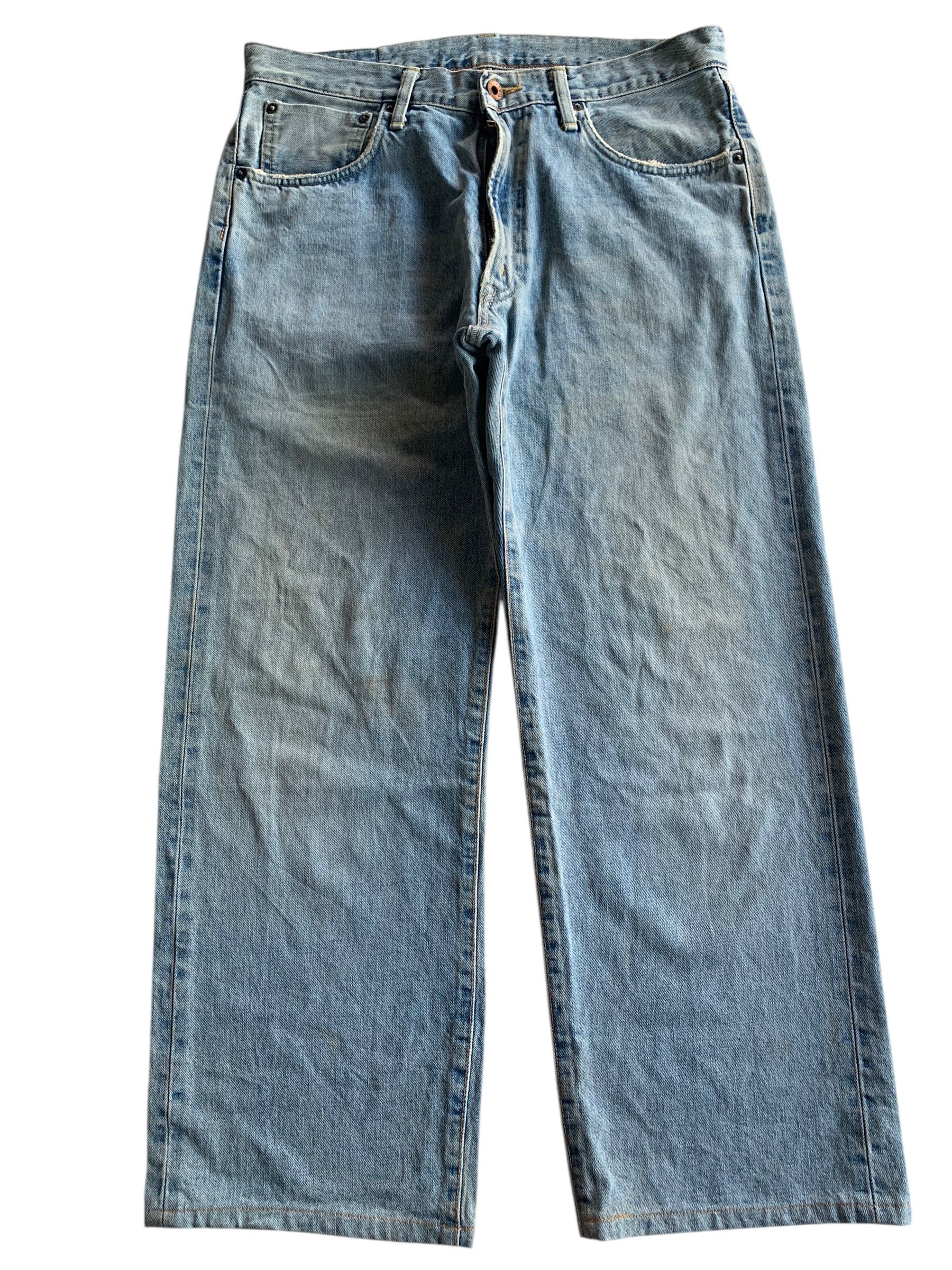 Kapital VINTAGE EDWIN 505X SELVEDGE BAGGY FADED DISTRESSED DENIM Size US 33 - 1 Thumbnail