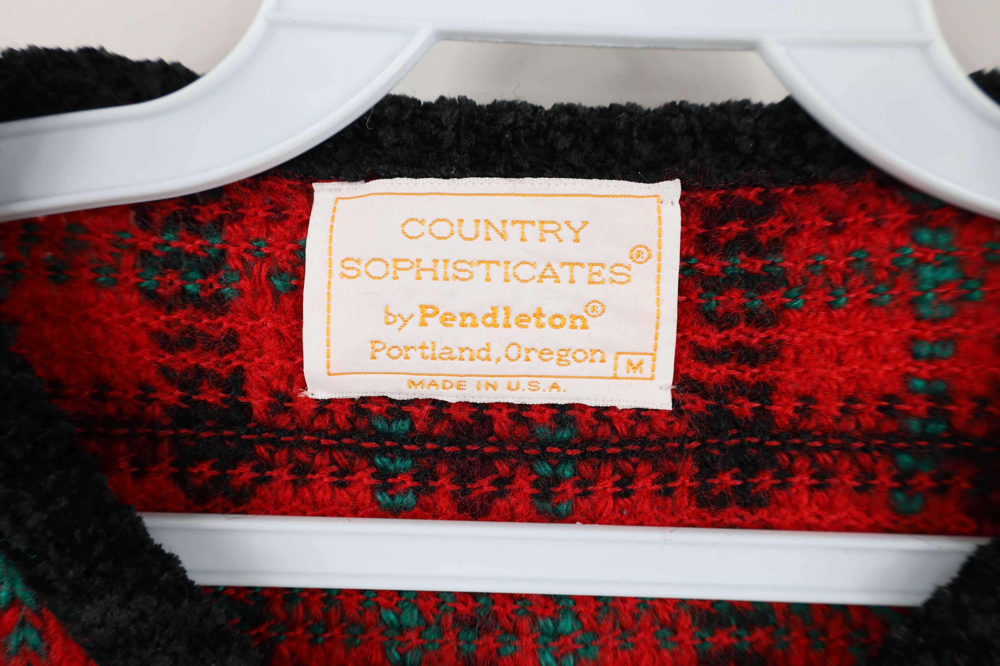 Pendleton Vintage 90s Pendleton Blend Knit Cardigan Sweater Blazer USA Size M / US 6-8 / IT 42-44 - 7 Thumbnail