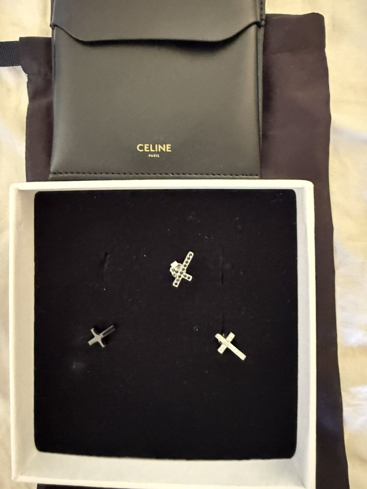 Celine Celine by Hedi SLimane earrings Size ONE SIZE - 4 Thumbnail