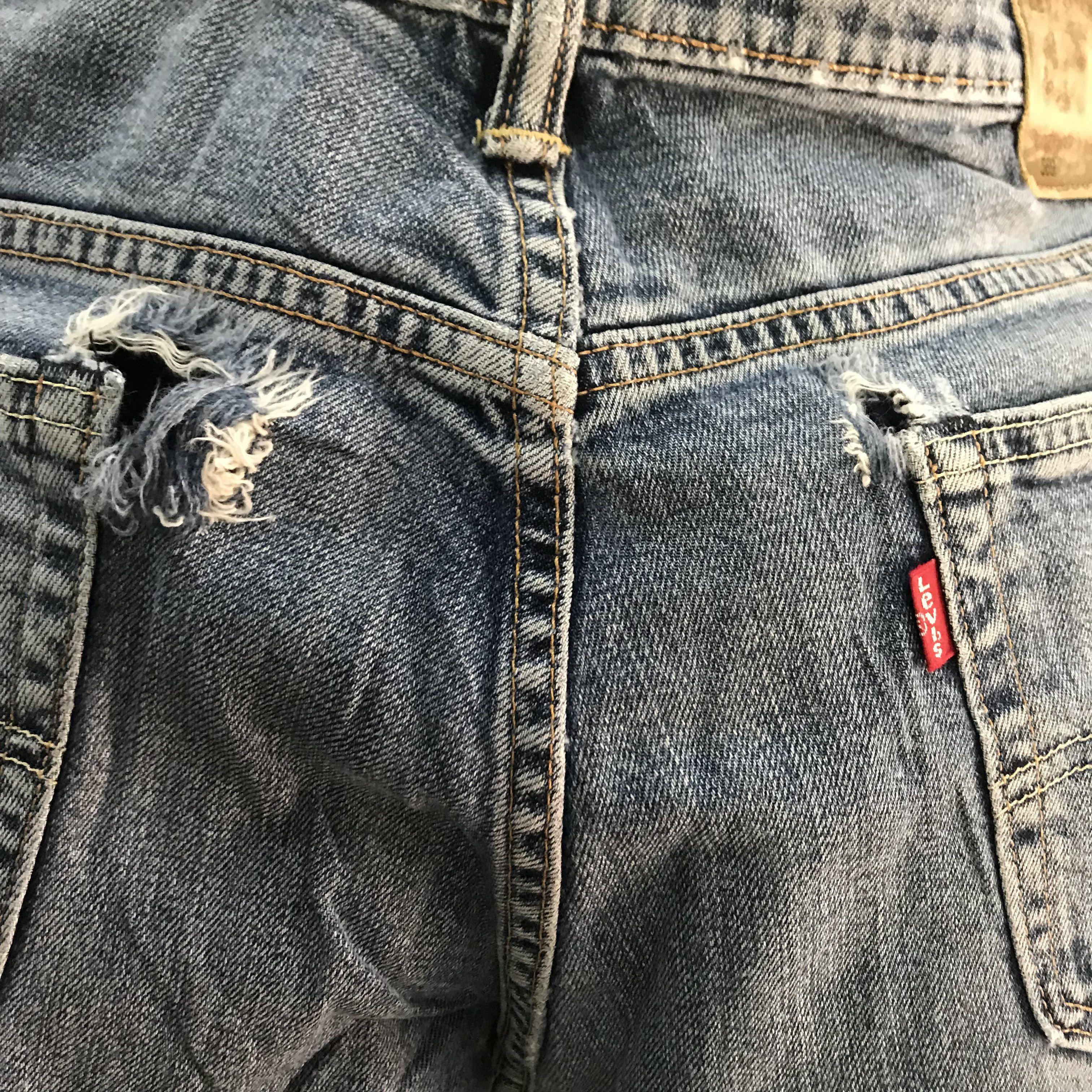 Levi's Vintage Levi’s 569 Relaxed Straight Stone Washed Faded Blue Size US 32 / EU 48 - 10 Thumbnail