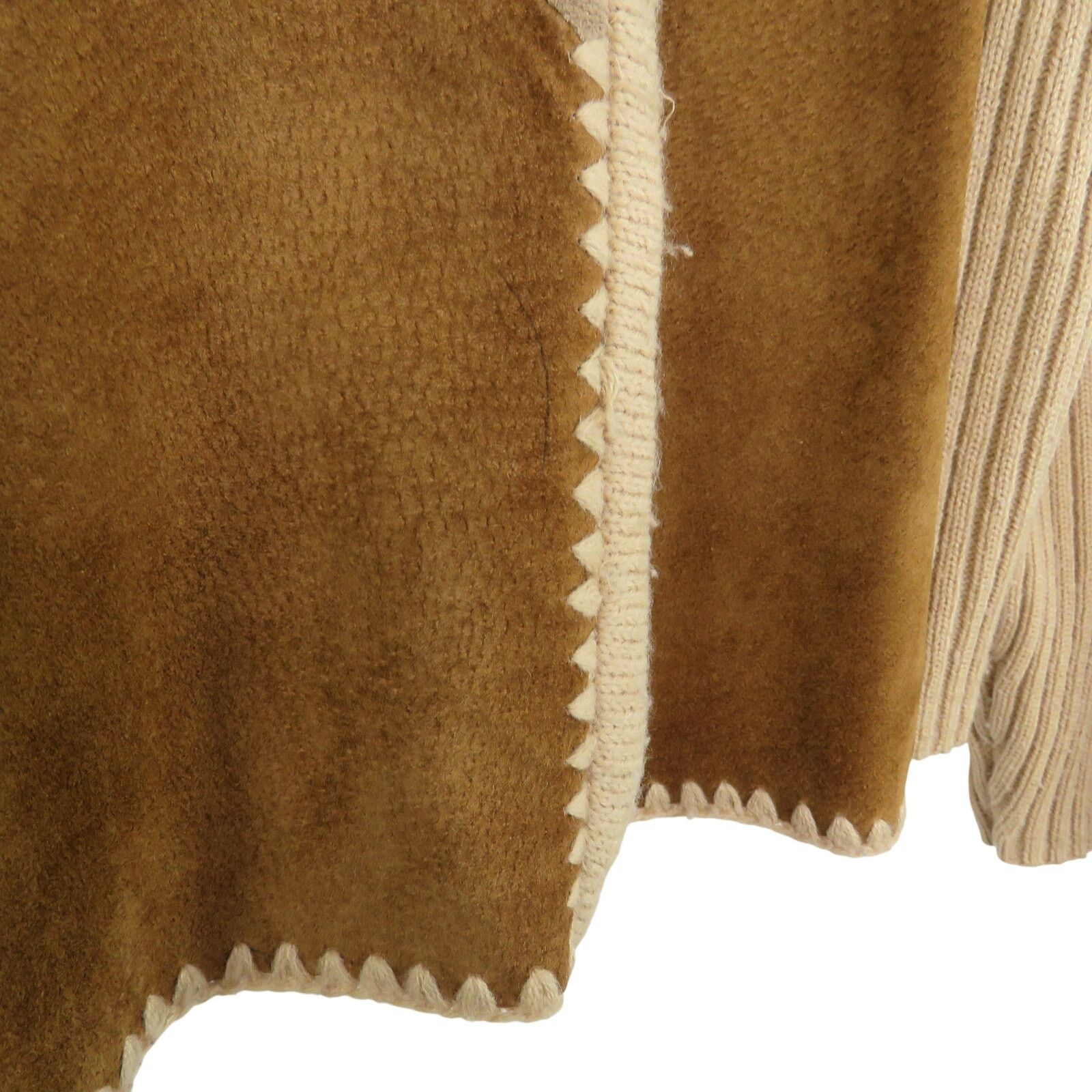 Vintage Vintage Suede Leather Jacket Brown Neutral Casual Medium Size M / US 6-8 / IT 42-44 - 11 Thumbnail