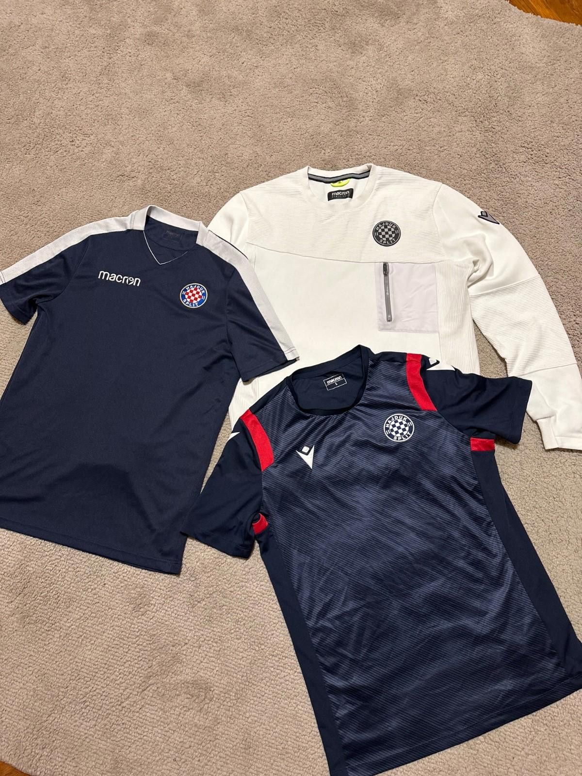 Macron Lot Of Hajduk Split Macron Training Shirt Sz L-XL Size US L / EU 52-54 / 3 - 1 Thumbnail