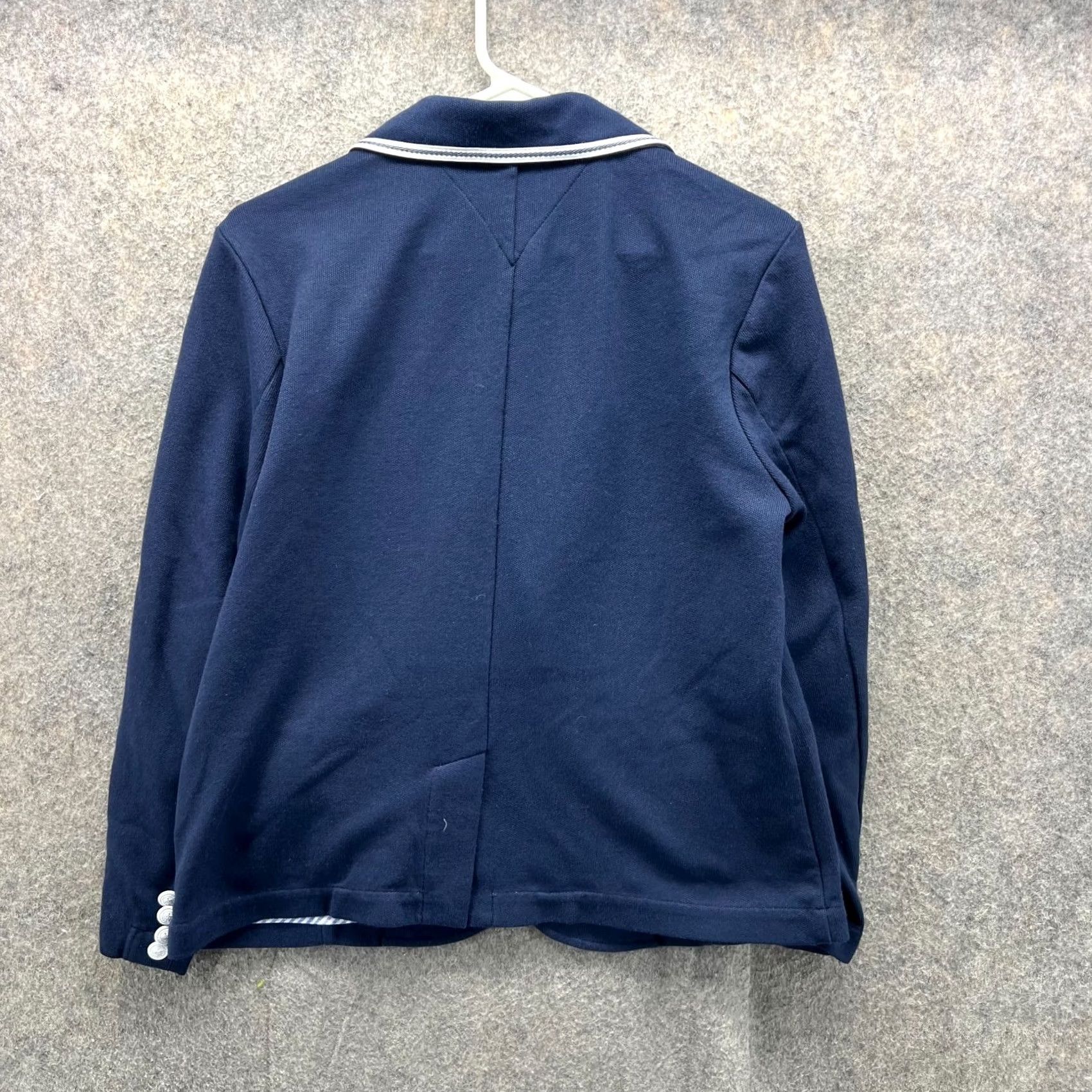 Tommy Hilfiger Tommy Hilfiger Blazer Women Large Sports Jacket Coat Blue Navy Polyester Casual Size L / US 10 / IT 46 - 2 Thumbnail