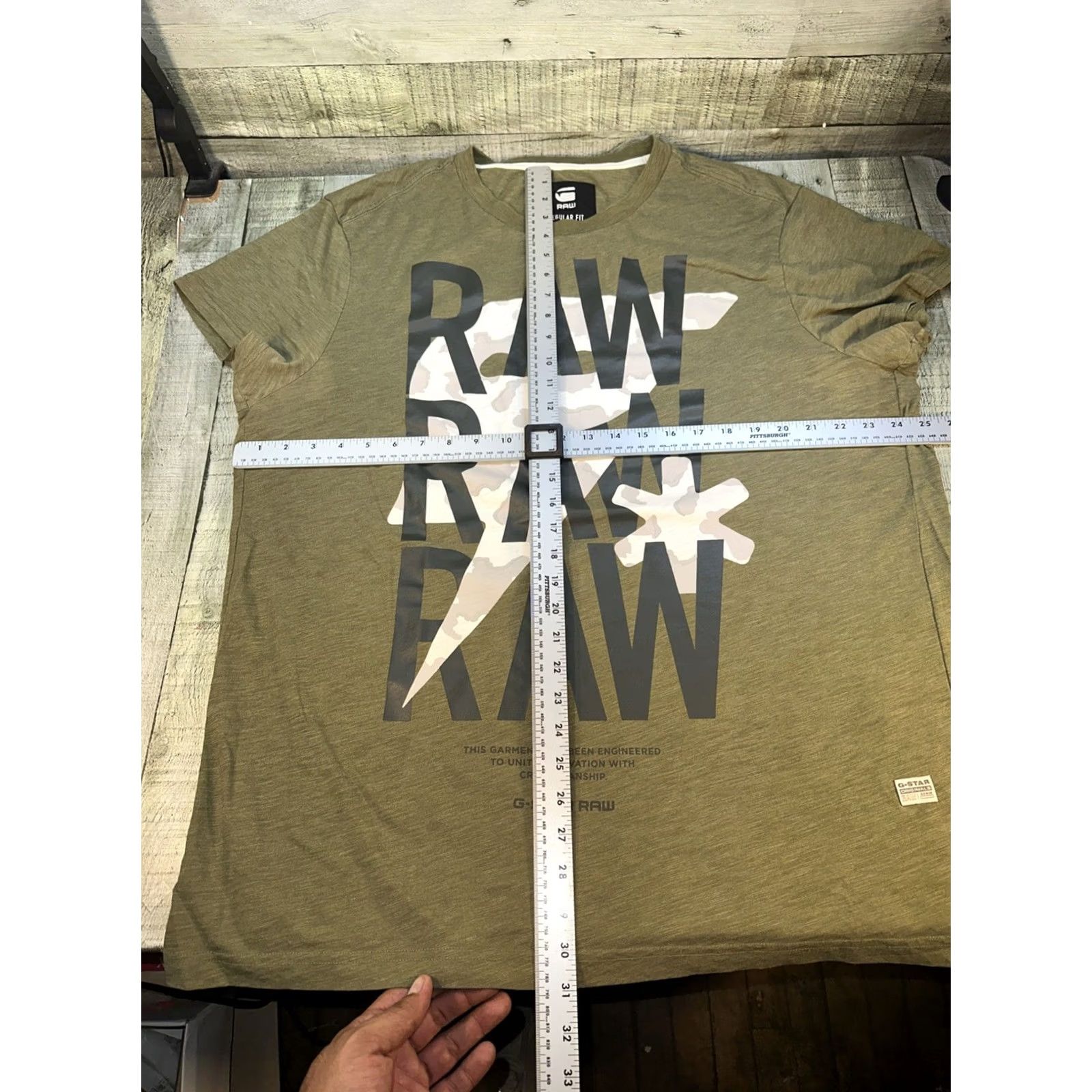 G-Star G Star Raw Shirt Size XXL Green Mens Size US L / EU 52-54 / 3 - 2 Thumbnail