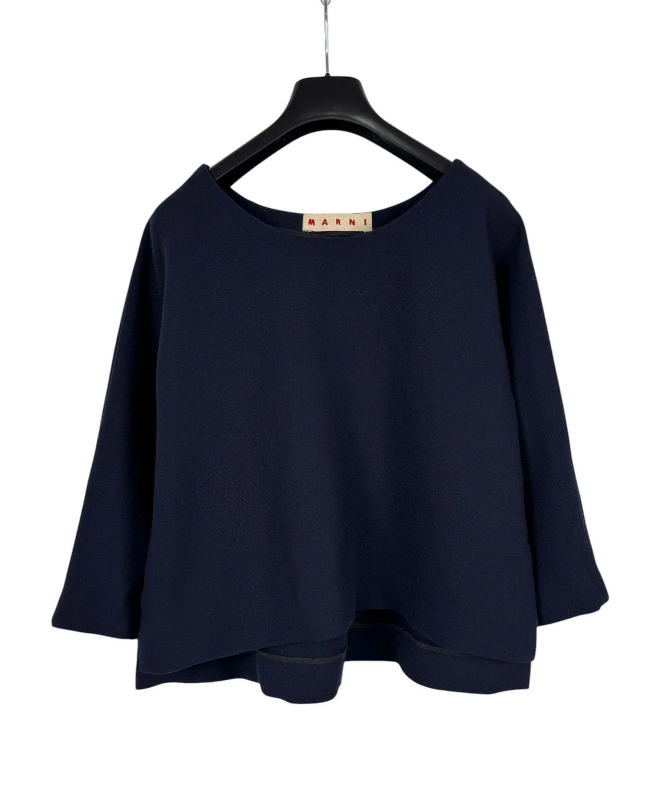 Marni Marni Wool Jumper Navy size S Size S / US 4 / IT 40 - 8 Thumbnail