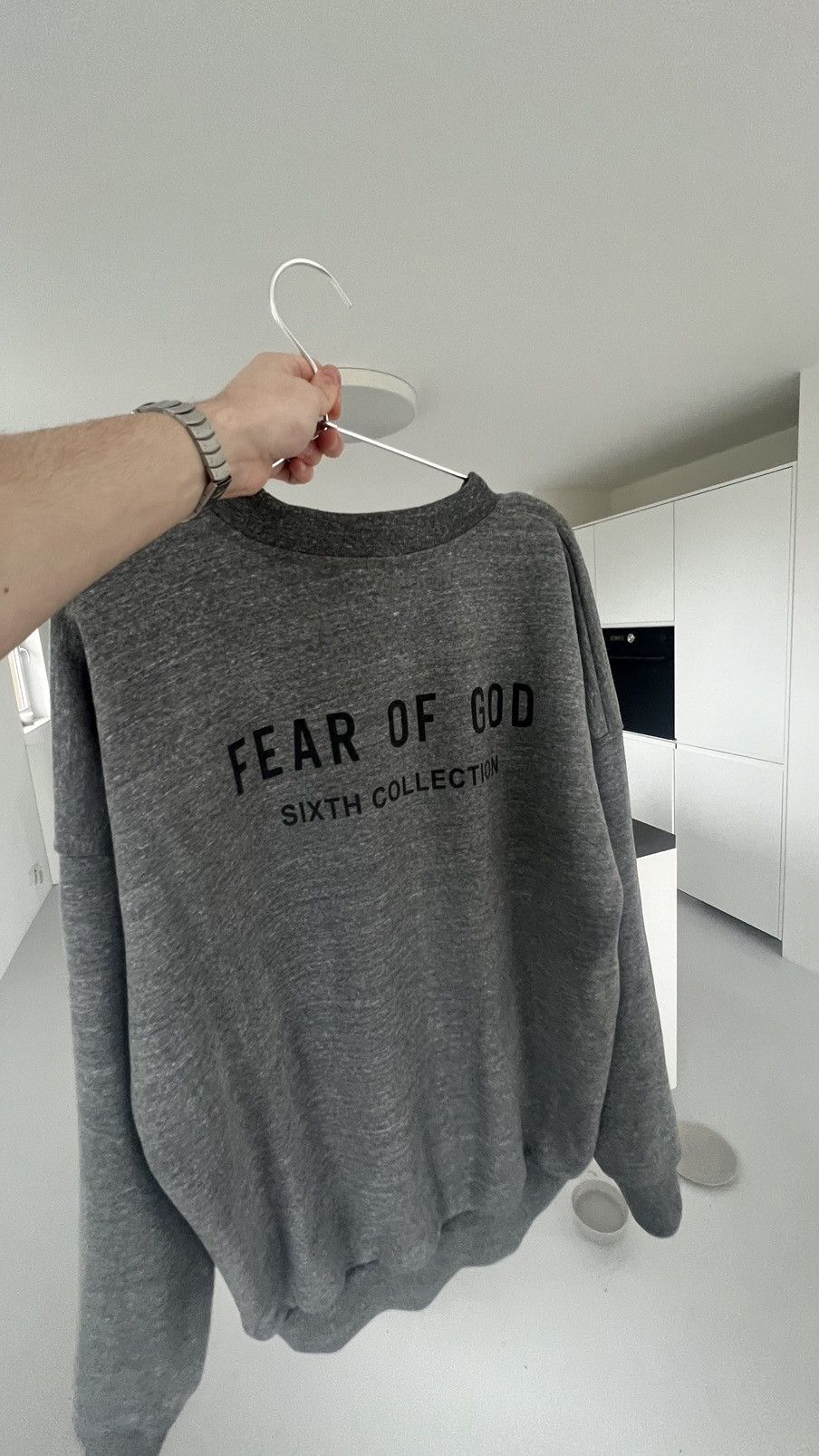 Fear of God Fear of God Sixth Collection Logo Sweatshirt Size S Grailed