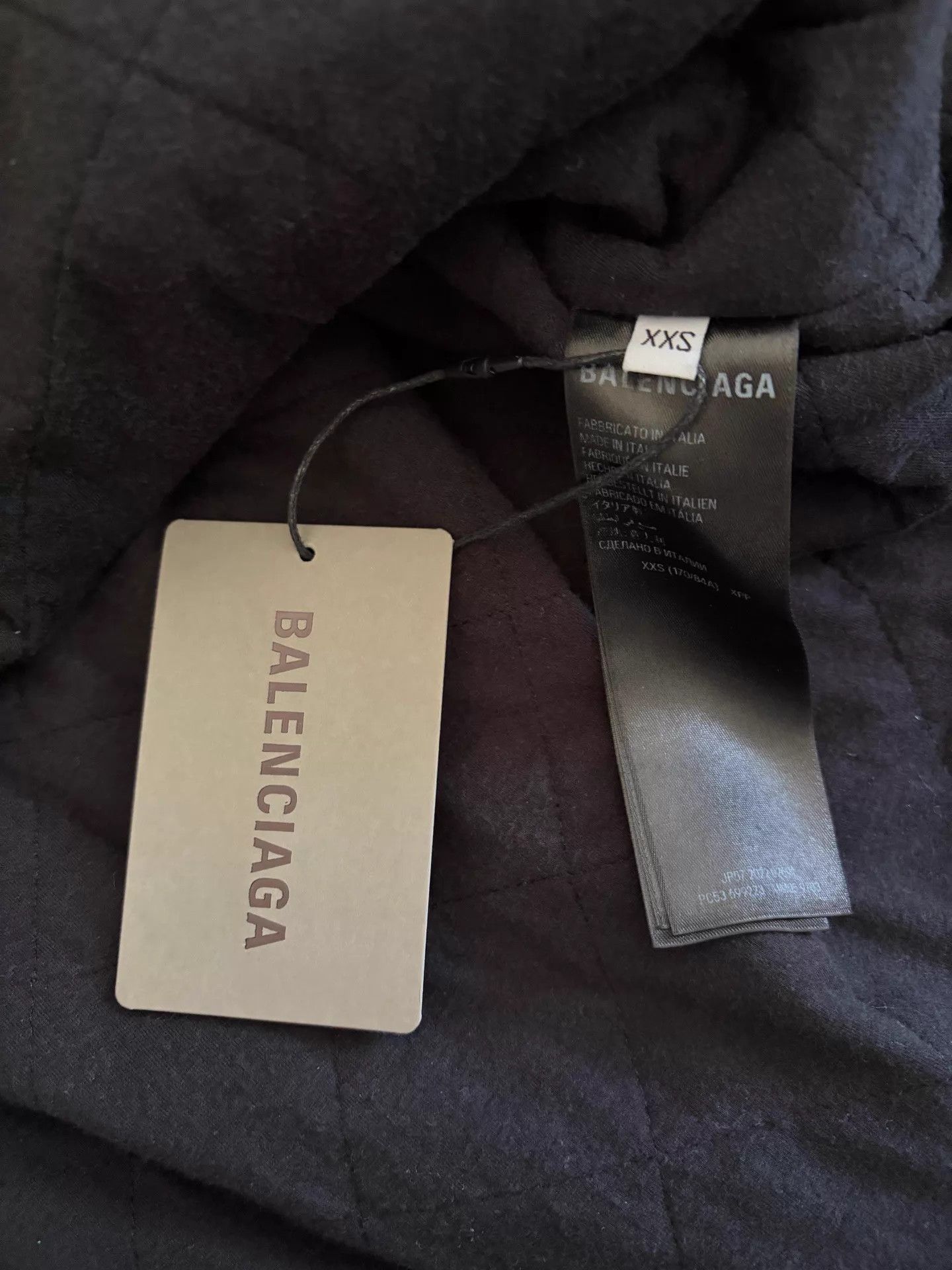 Balenciaga Balenciaga 23ss Padded Flannel Ombre Hoodie ASAP/TS XXS Size US XXS / EU 40 - 4 Thumbnail