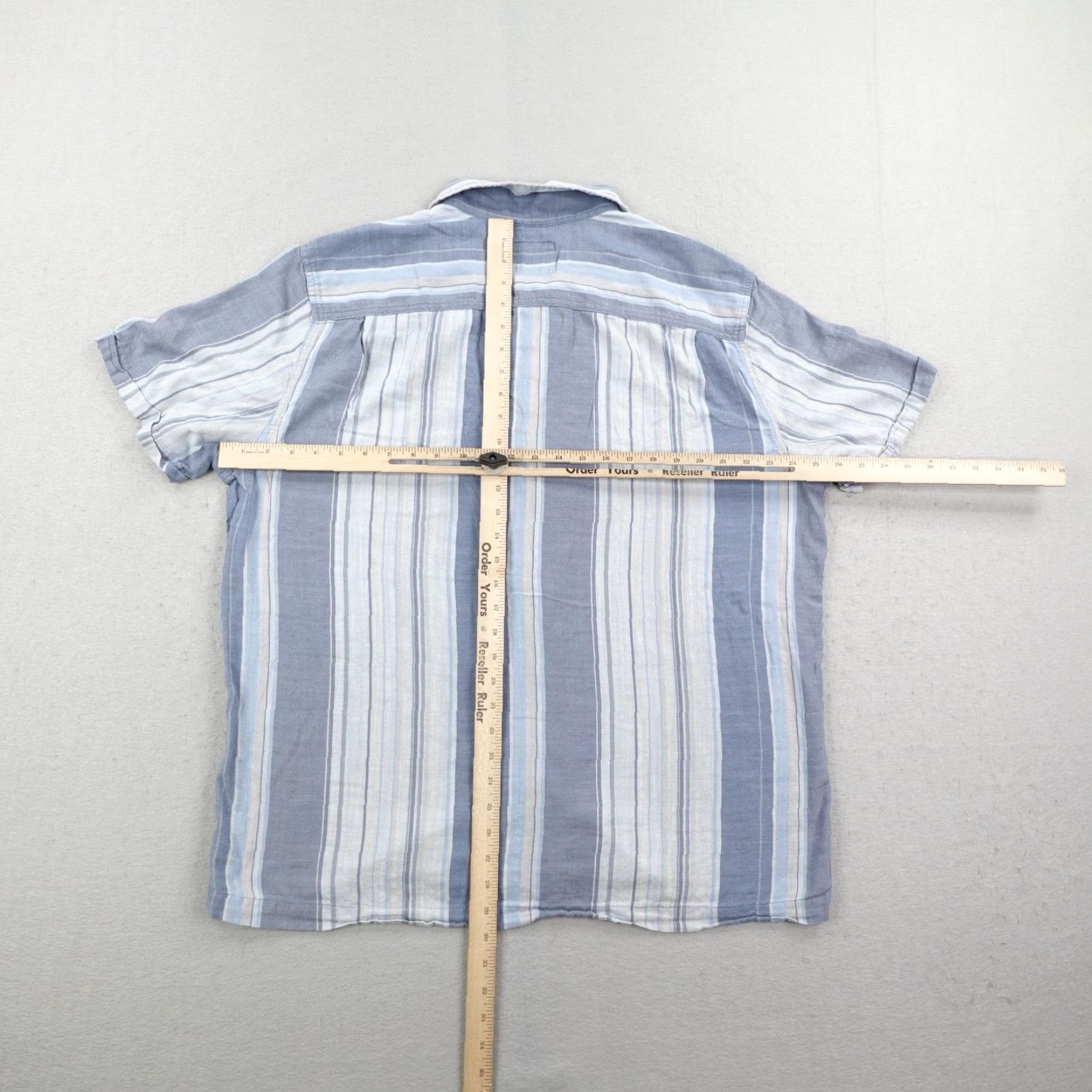 Rails Rails Shirt Men 2XL Blue White Striped Flannel Button-Up Shirt (Casual/Workwear) Mens 2XL Blue White Striped Flannel Button-Up Size US XXL / EU 58 / 5 - 6 Thumbnail