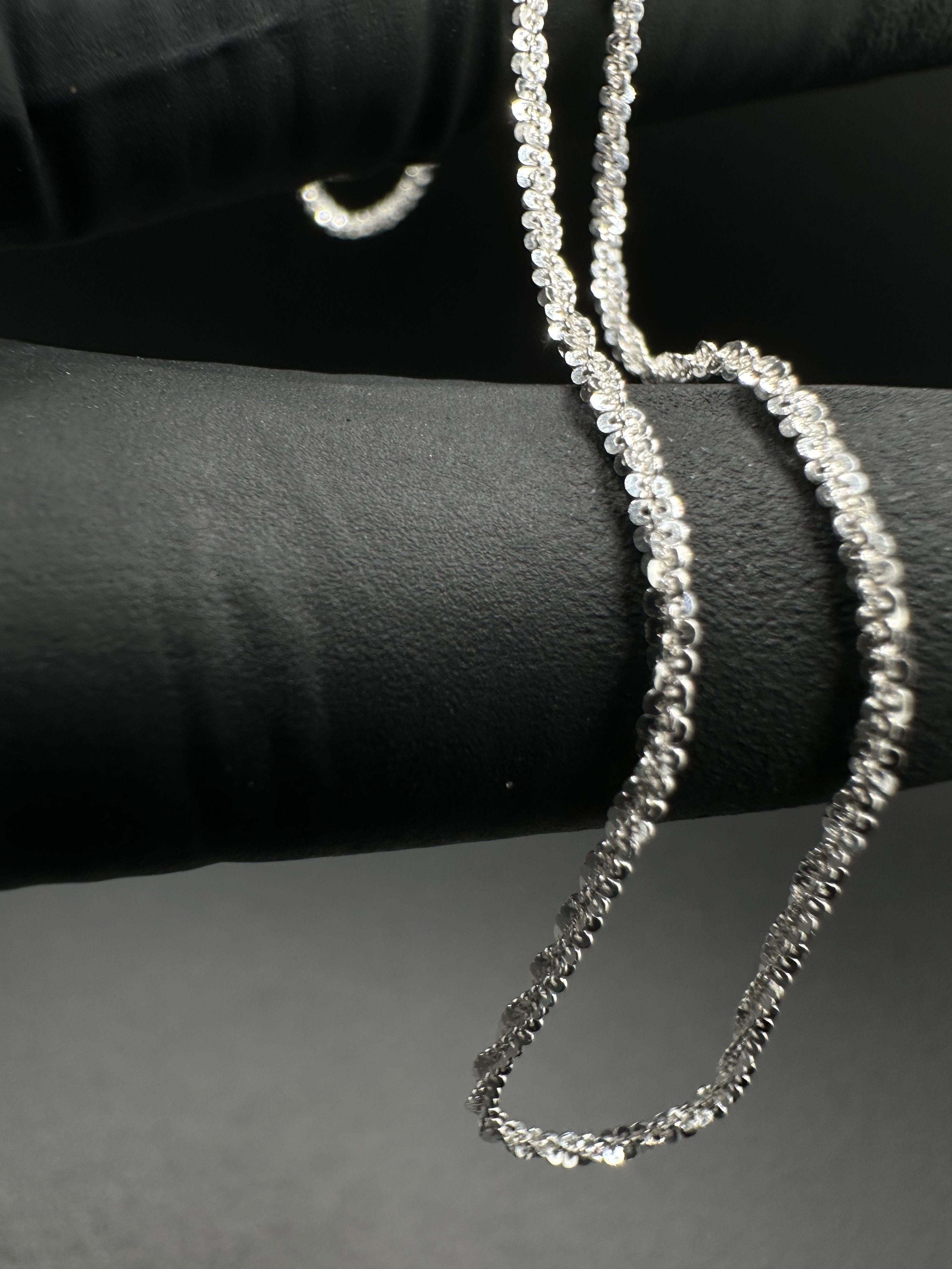 Jewelry STERLING SILVER 925 "TWISTED ROCK" BRACELET Size ONE SIZE - 3 Thumbnail