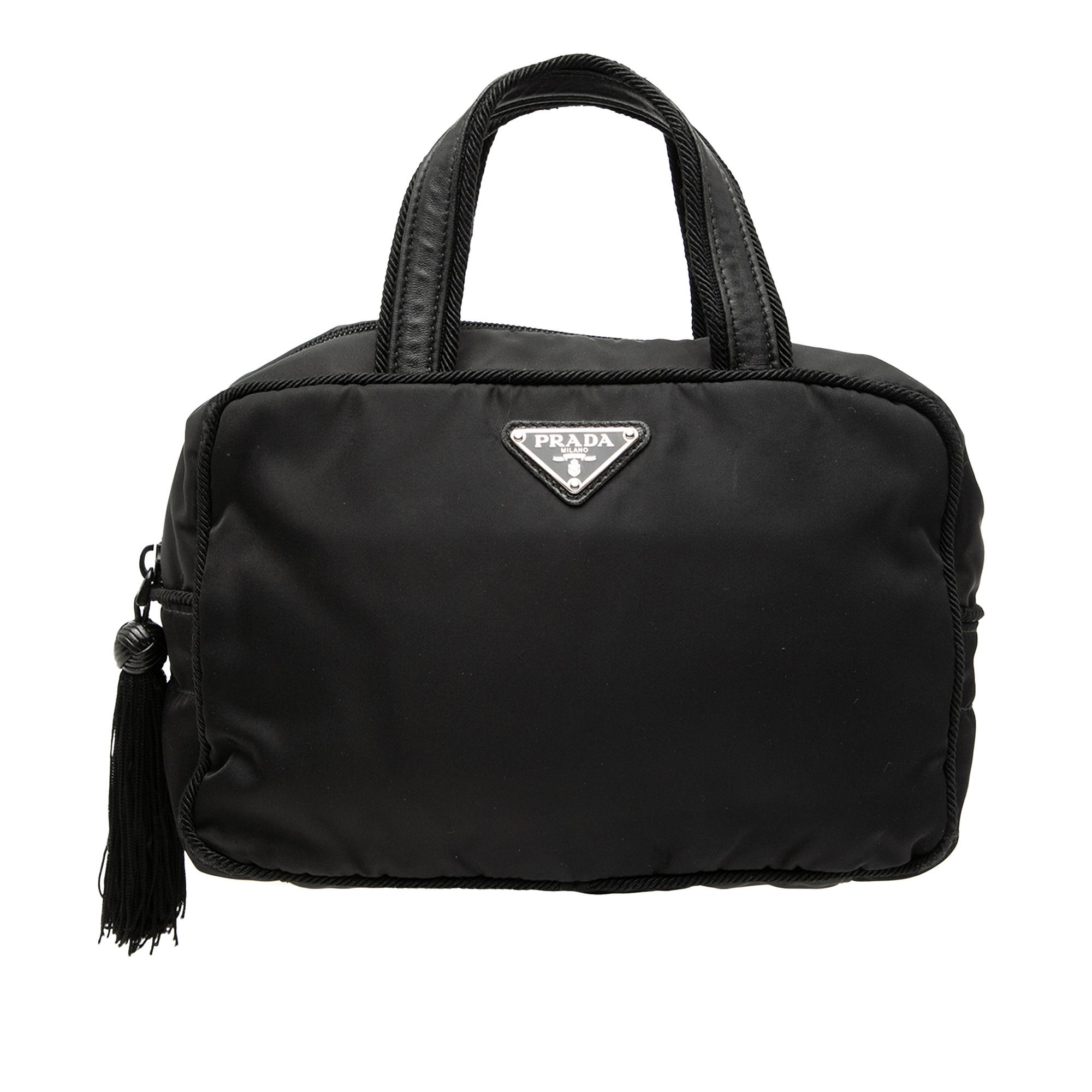 Prada Prada Tessuto Tassel Handbag Size ONE SIZE - 1 Thumbnail