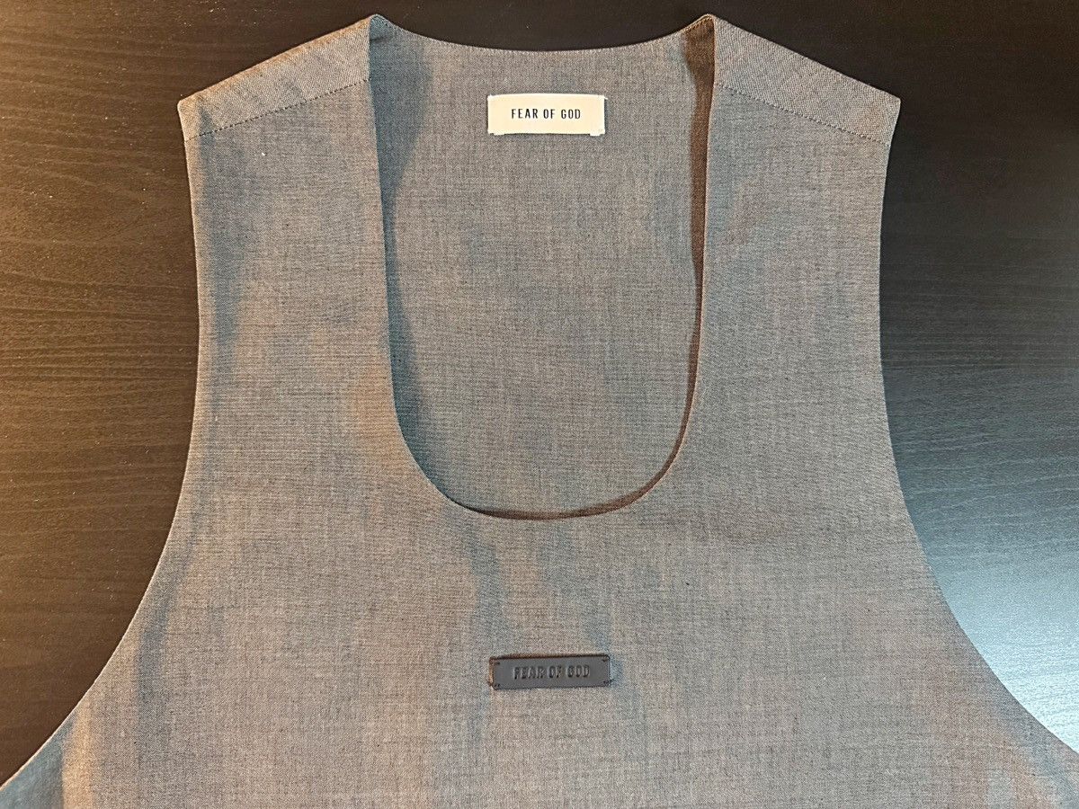 Fear of God Fear of God grey oxford tank Size US M / EU 48-50 / 2 - 6 Thumbnail