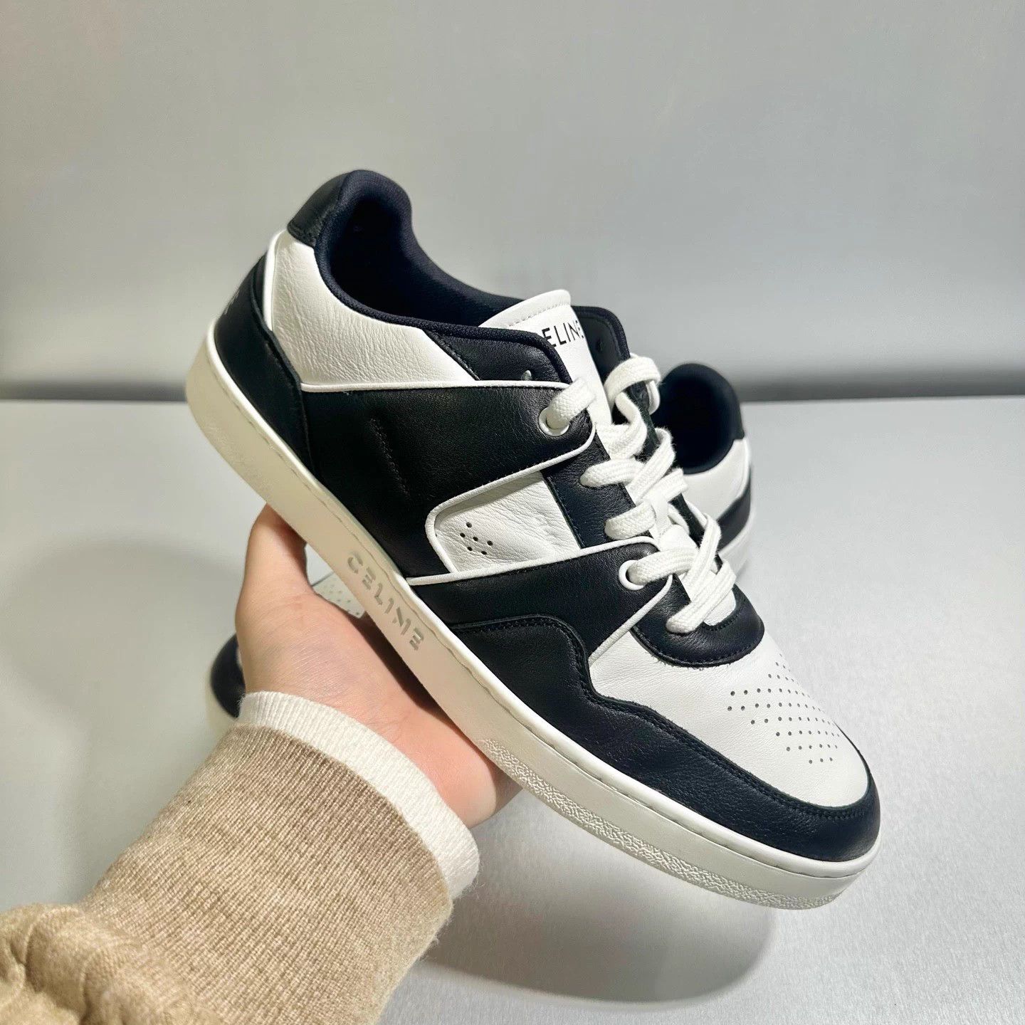 Celine Celine Black & White Panda Like New Sneakers 43 Size US 10 / EU 43 - 8 Thumbnail