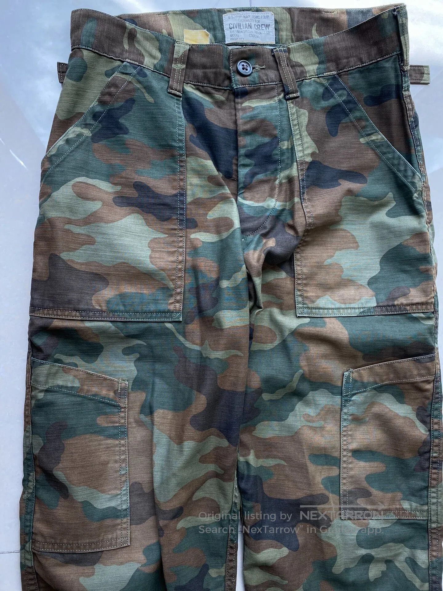 Freewheelers Camouflage Jungle Pants 30. Size US 30 / EU 46 - 8 Thumbnail