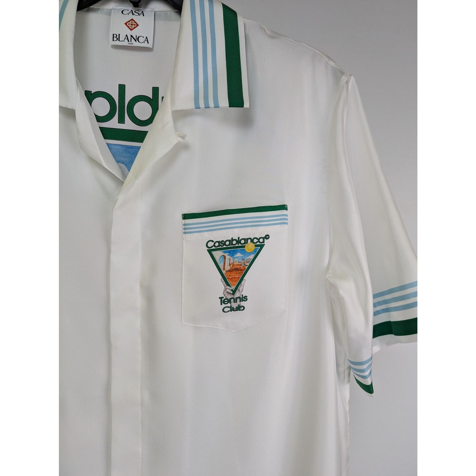 Casablanca o1rshd1 Metaphysical Tennis Short Sleeve Curban Collar Shirt Size US M / EU 48-50 / 2 - 6 Thumbnail