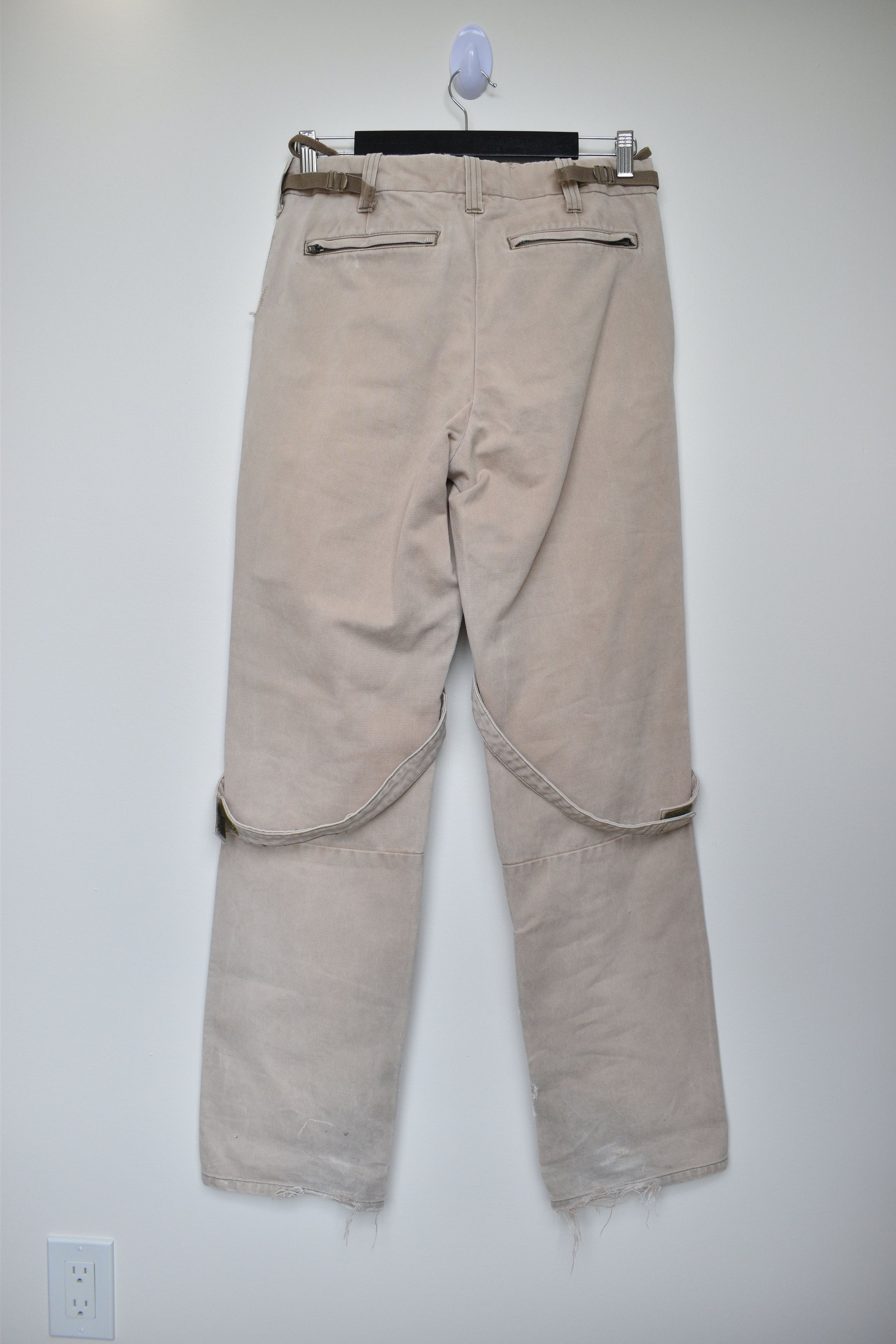 Helmut Lang Helmut Lang AW99 Multi Zip Pocket Bondage Flight Pants Size US 30 / EU 46 - 3 Thumbnail