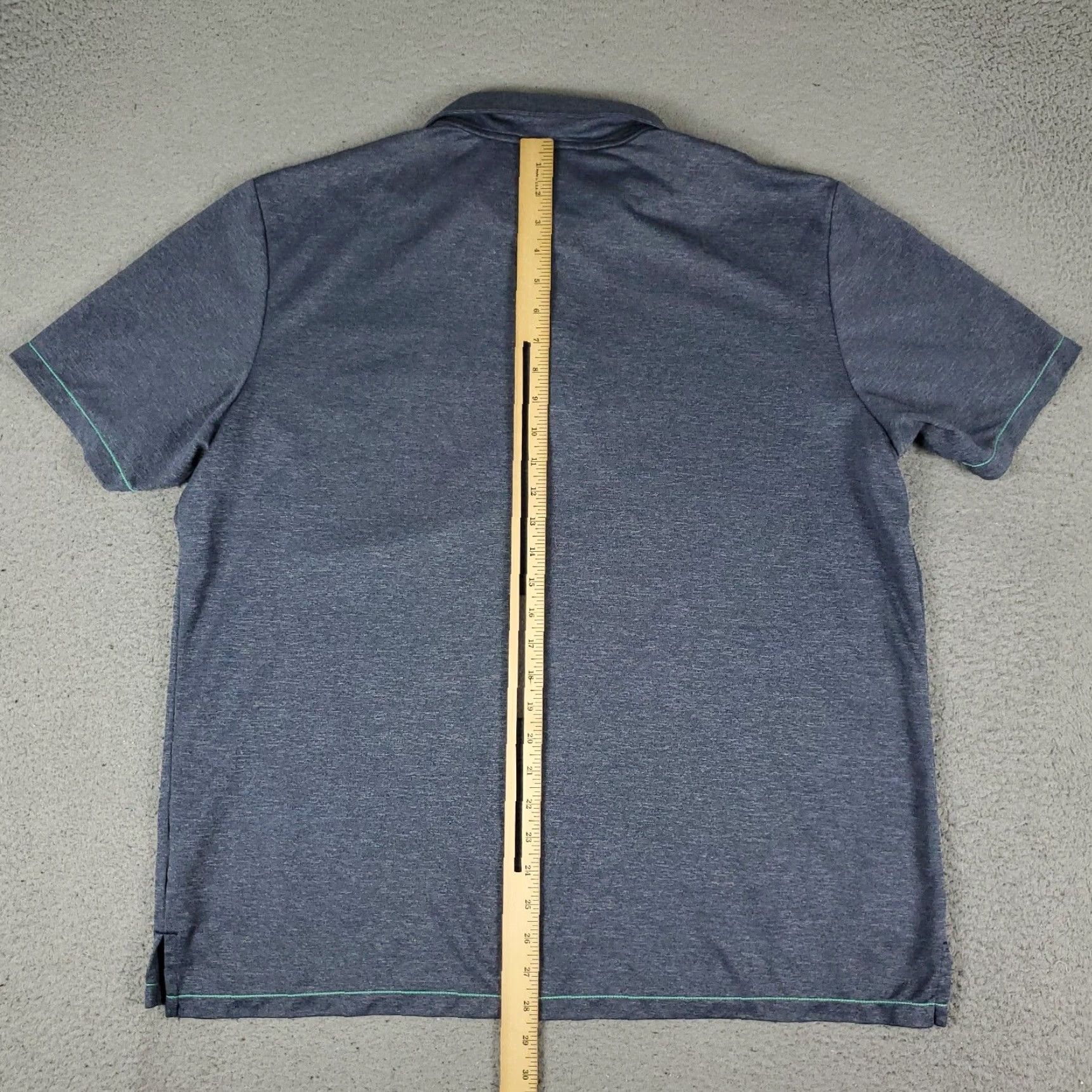 Adidas Adidas Polo Shirt Mens XL Blue Polo Shirt Golf Casual Short Sleeve Button Closure Collared Logo Vintage: No Size US XL / EU 56 / 4 - 4 Thumbnail