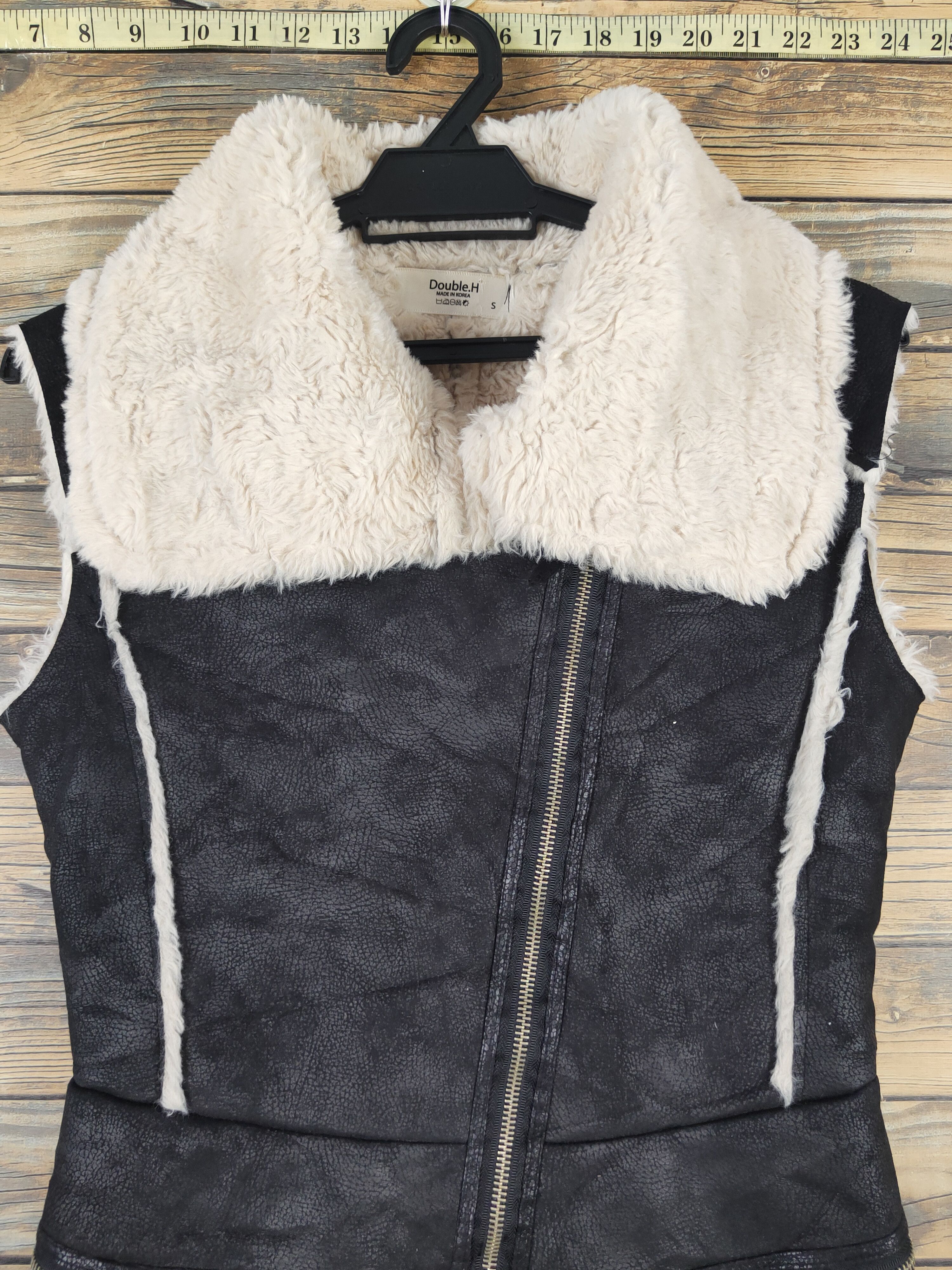 Japanese Brand × Vintage Double H Black Leather Vests #W1114 Size S / US 4 / IT 40 - 3 Thumbnail