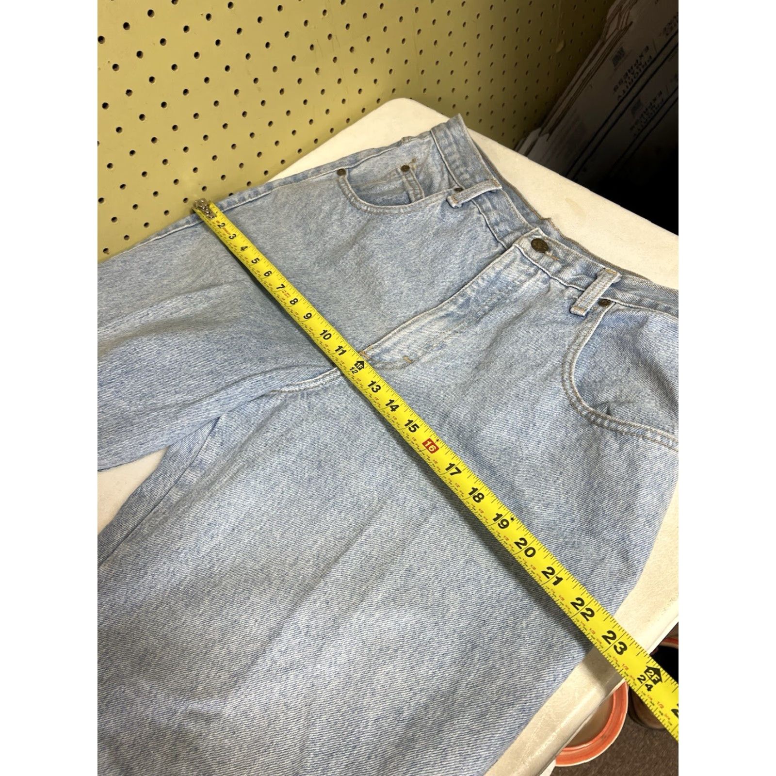 Vintage VINTAGE ZENA Jeans Denim High Waist Light Wash 1990s 16 Womens Blue 90s Western Mom Fit Regular Size 16 Button Zip Pocket Size 38" / US 16 / IT 52 - 4 Thumbnail