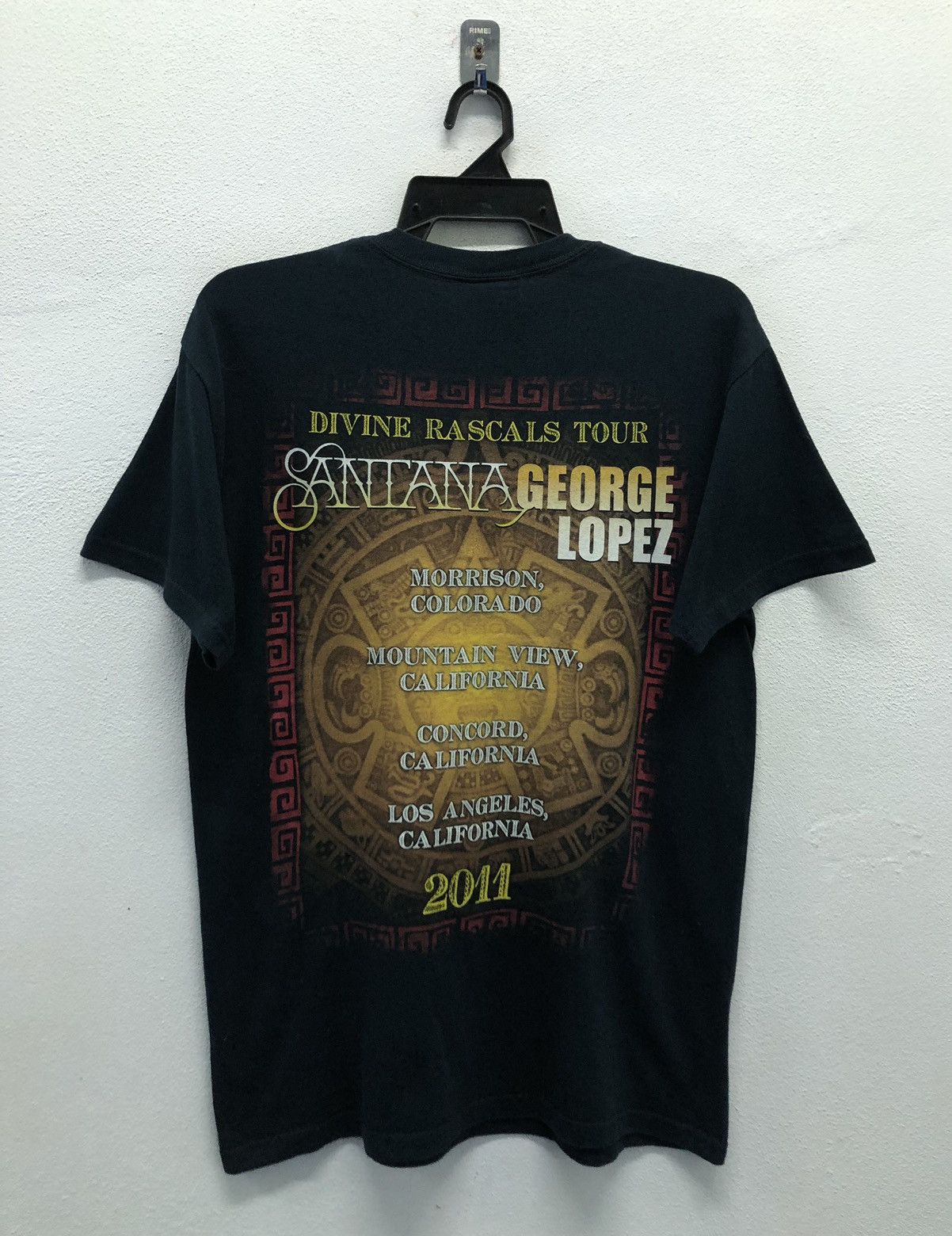 Vintage Vintage Santana George Lopez Divine Rascals Tour 2011 TShirt Size US M / EU 48-50 / 2 - 2 Thumbnail