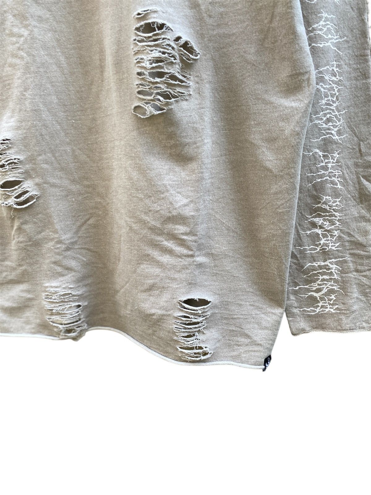 Hysteric Glamour × If Six Was Nine × Le Grande Bleu (L.G.B.) Driftout Distressed Grunge Punk NumberNine Style Long sleeve Size US L / EU 52-54 / 3 - 5 Thumbnail