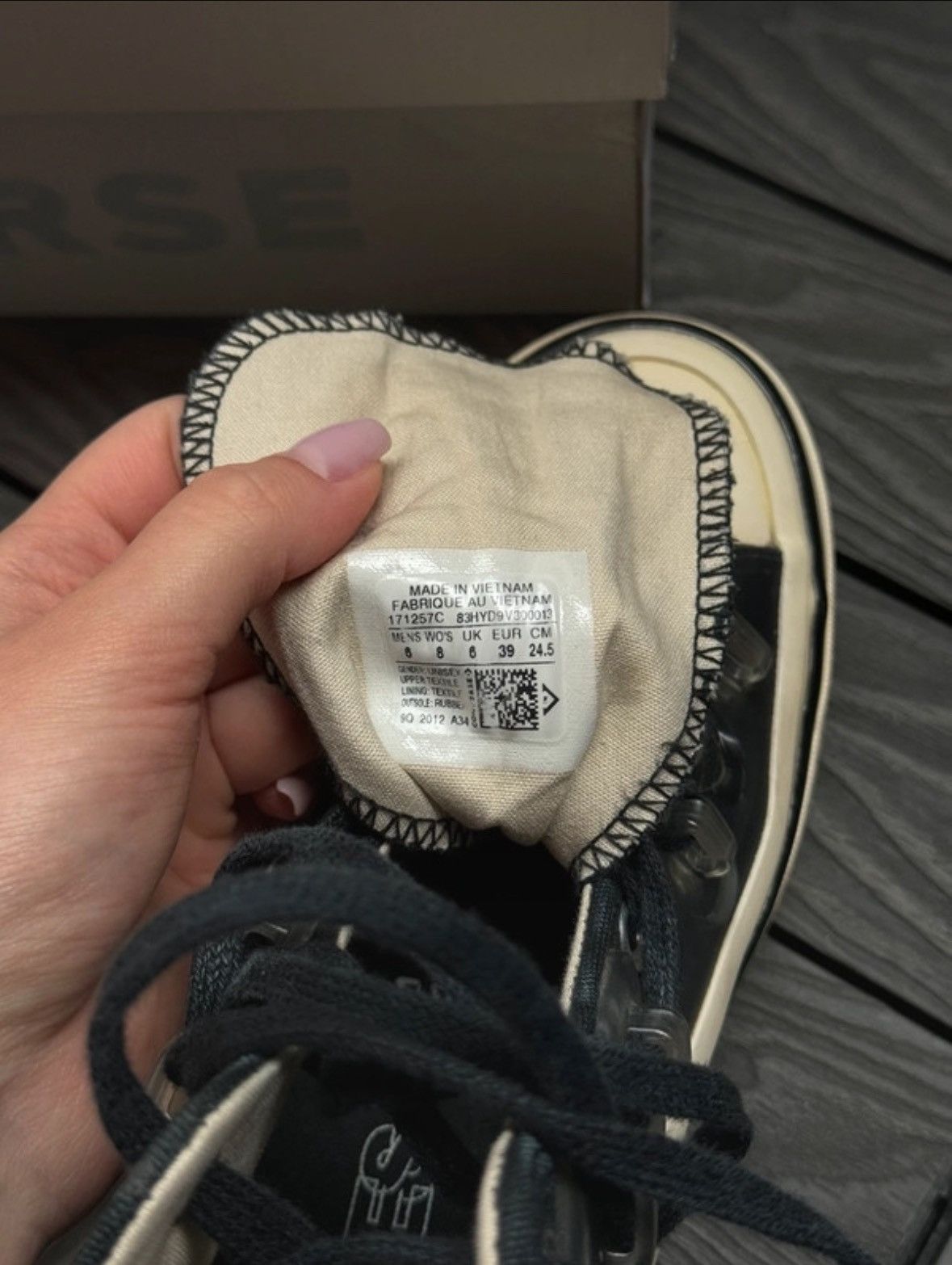 Converse × Kim Jones Converse x Kim Jones Black High Top Sneakers Size US 9 / IT 39 - 7 Thumbnail