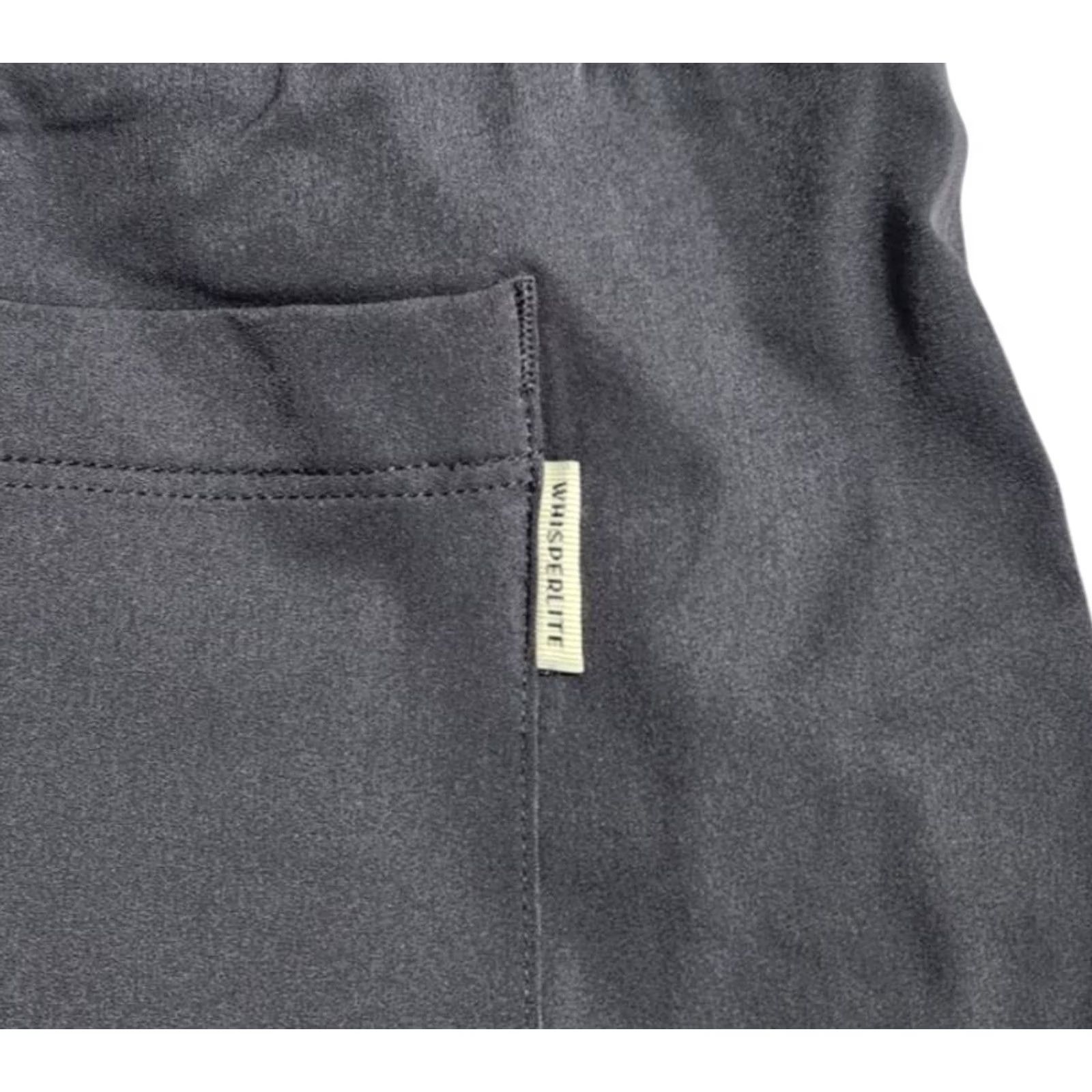 Vintage Whisperlite Womens Scrubs Pants Bottoms Gray Pockets M Medical 92% Polyester 8% Spandex Size 32" / US 10 / IT 46 - 5 Thumbnail