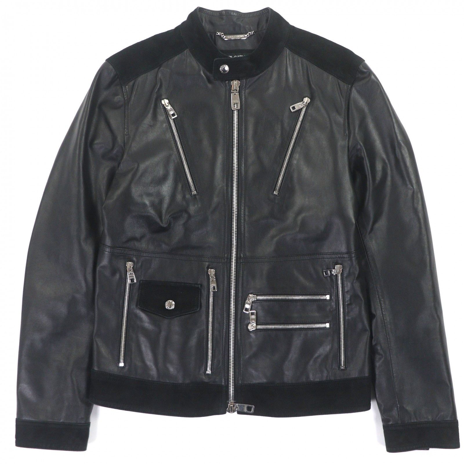 Dolce & Gabbana Dolce & Gabbana Dolce&Gabbana Cowhide Jacket Leather Outerwear DUTY FREE for USA Size ONE SIZE - 1 Thumbnail